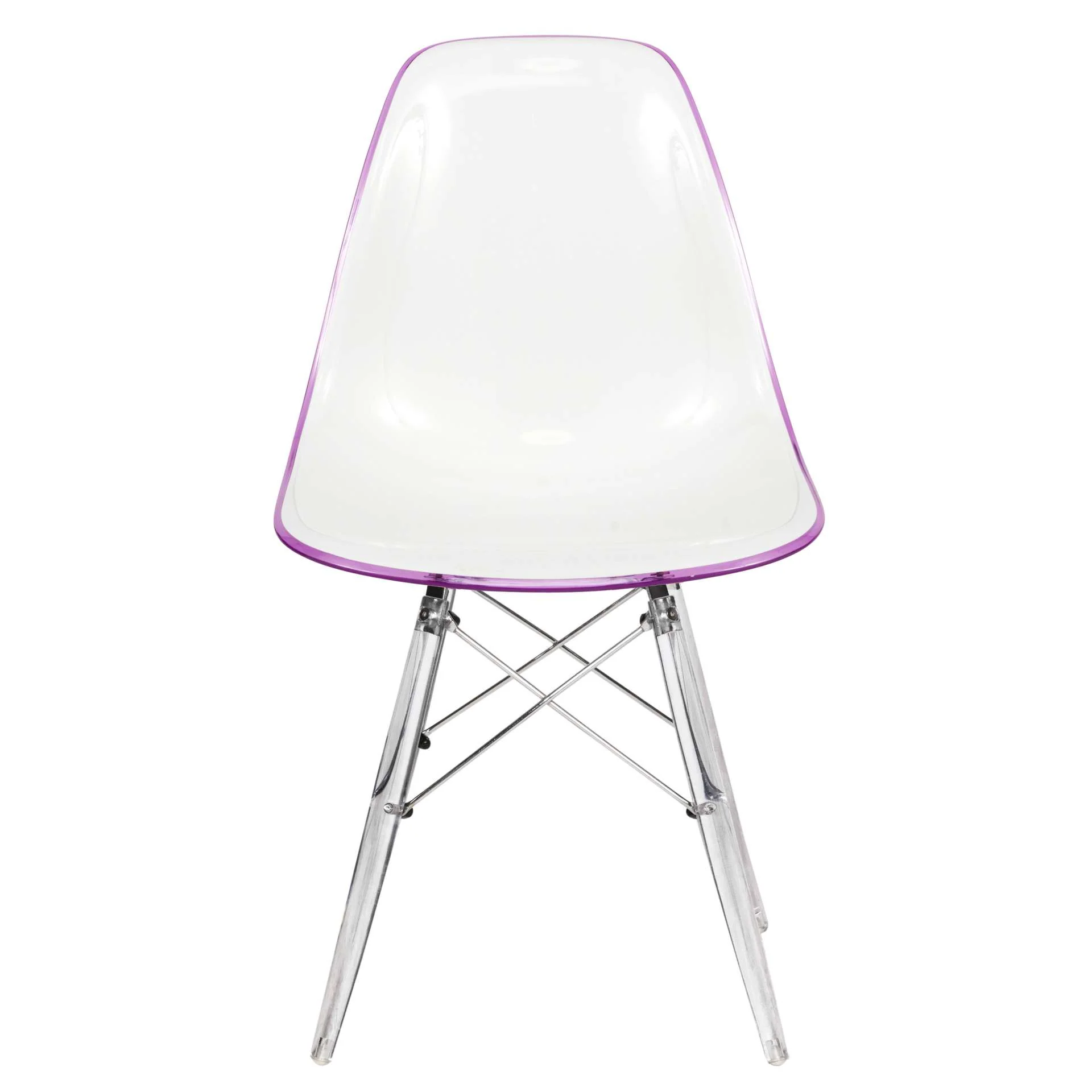 LeisureMod Dover Molded Side Chair with Acrylic Base - EPC19WBU - Image 12