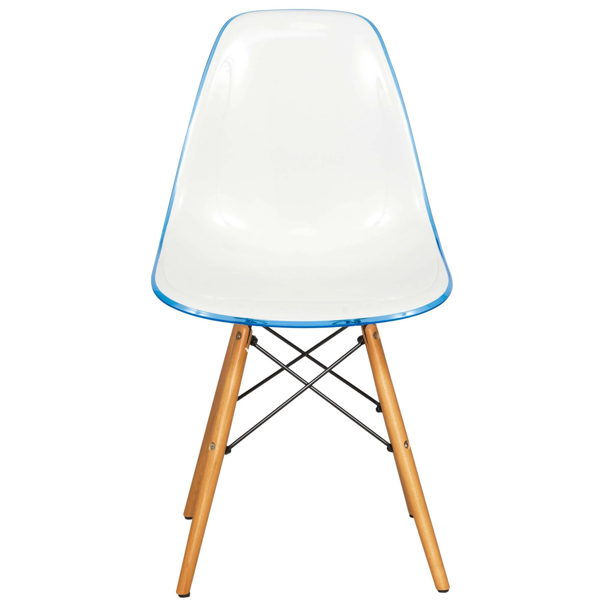 LeisureMod Dover Plastic Molded Dining Side Chair - EP19WBU - Image 3