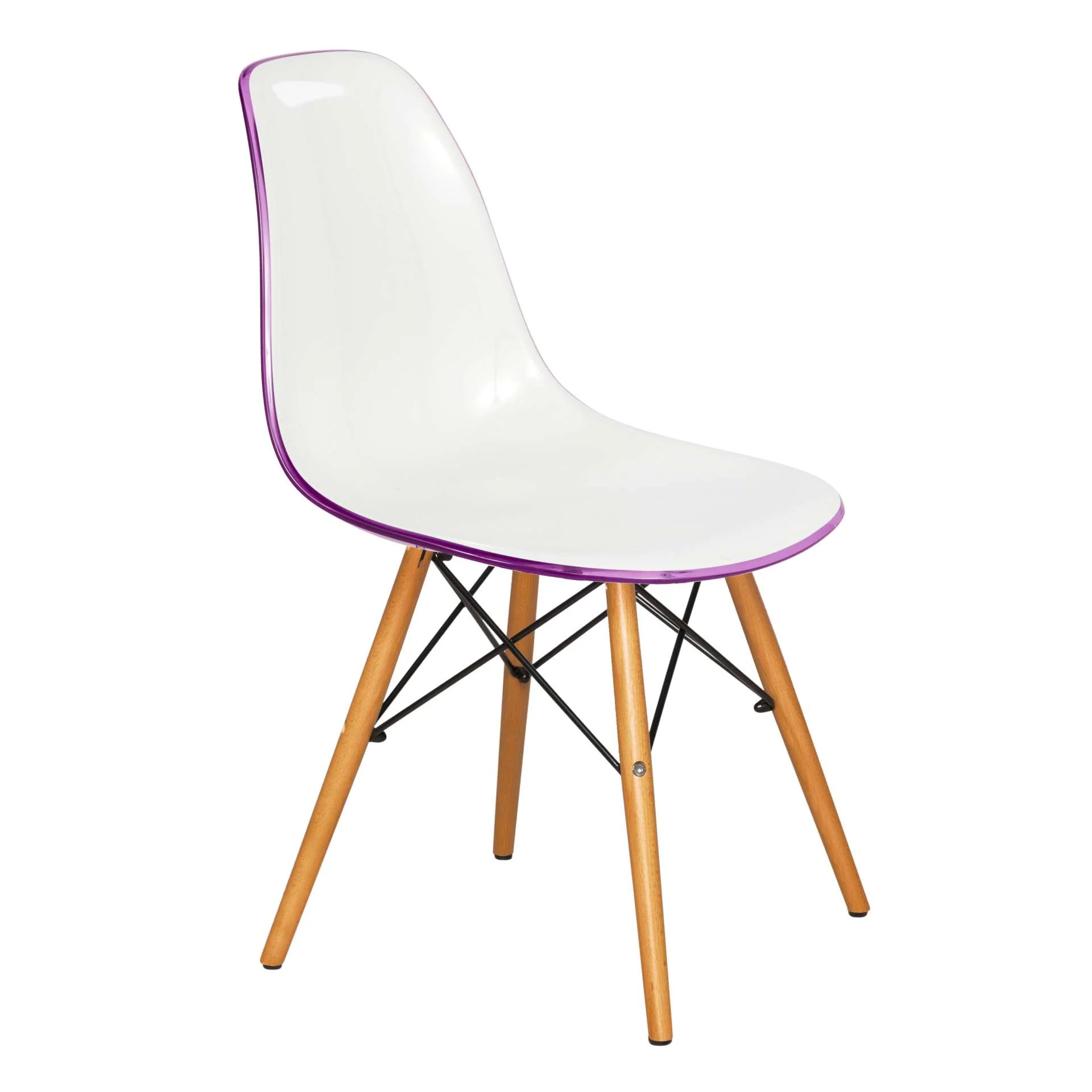 LeisureMod Dover Plastic Molded Dining Side Chair - EP19WBU - Image 7