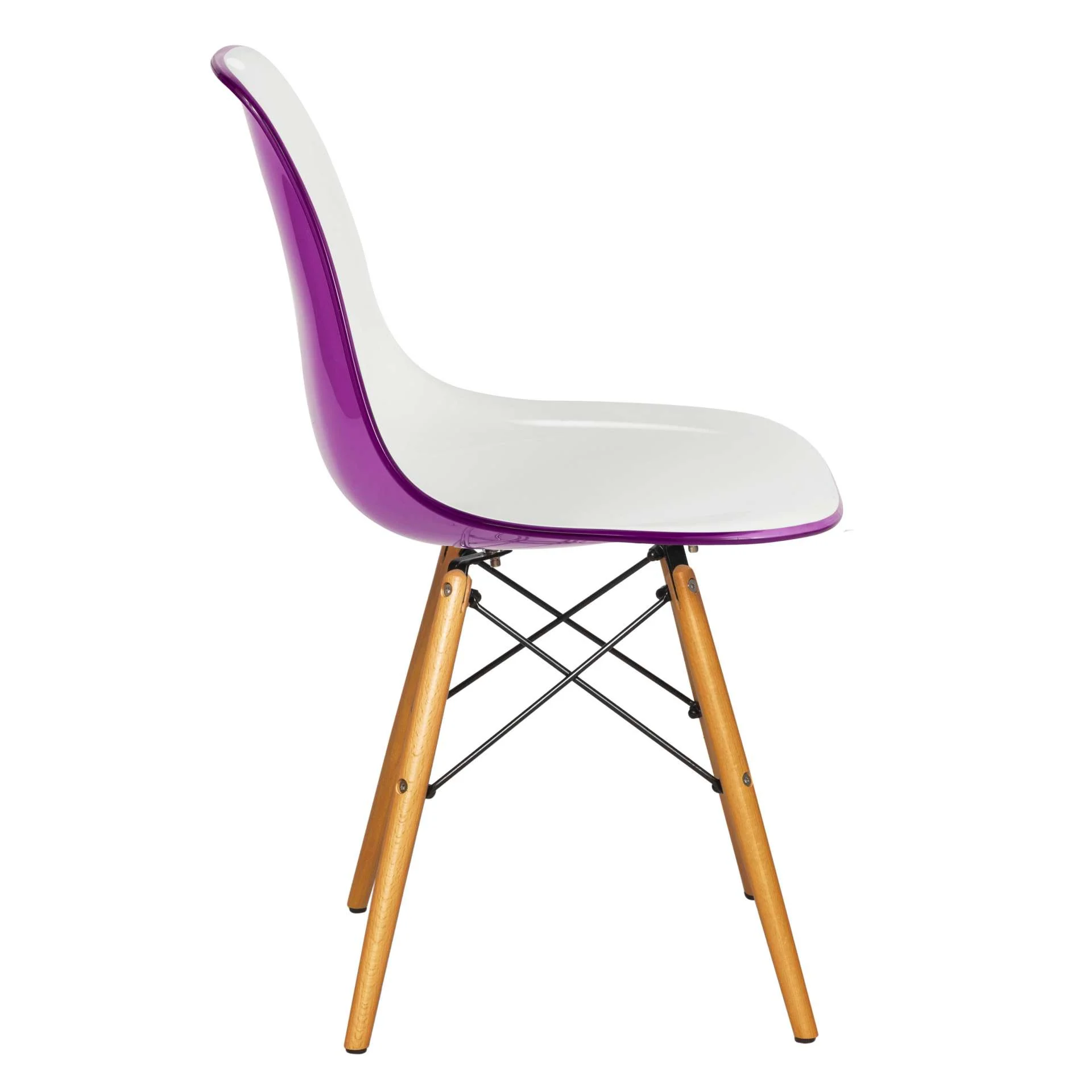 LeisureMod Dover Plastic Molded Dining Side Chair - EP19WBU - Image 9