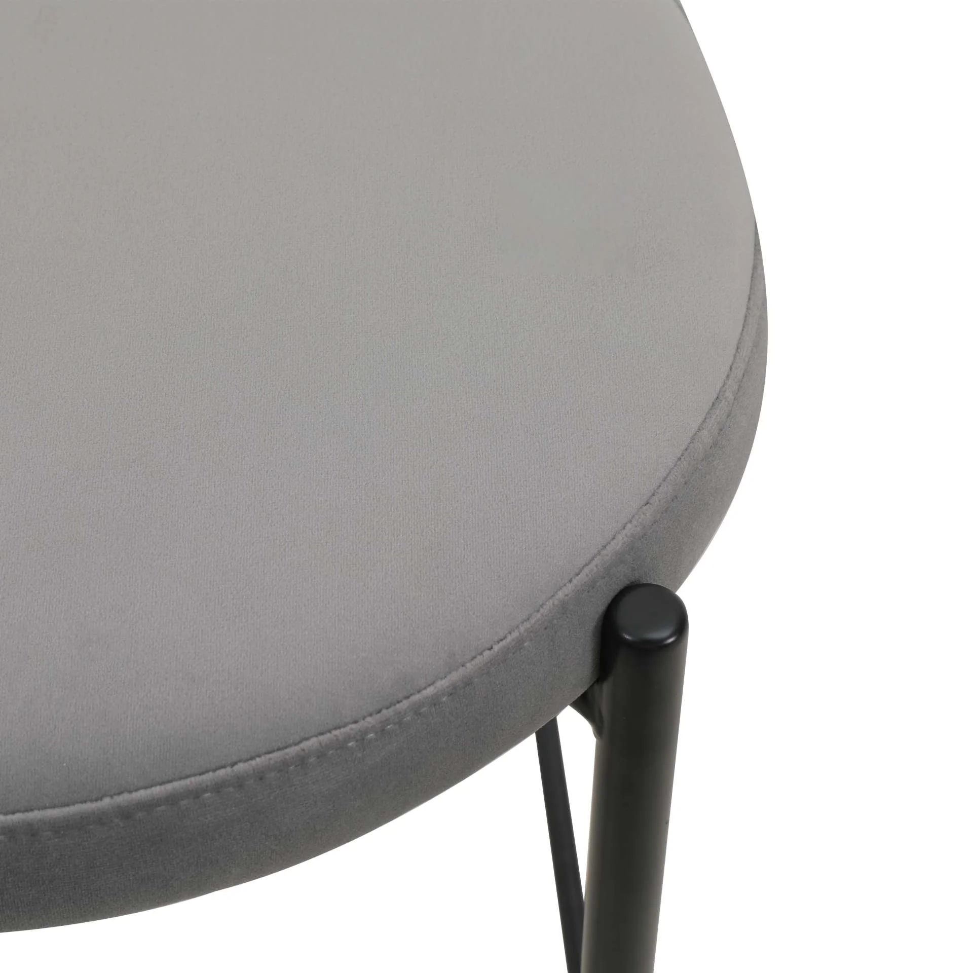 LeisureMod Euston Modern Wicker Bar Stool With Black Steel Frame - Image 16