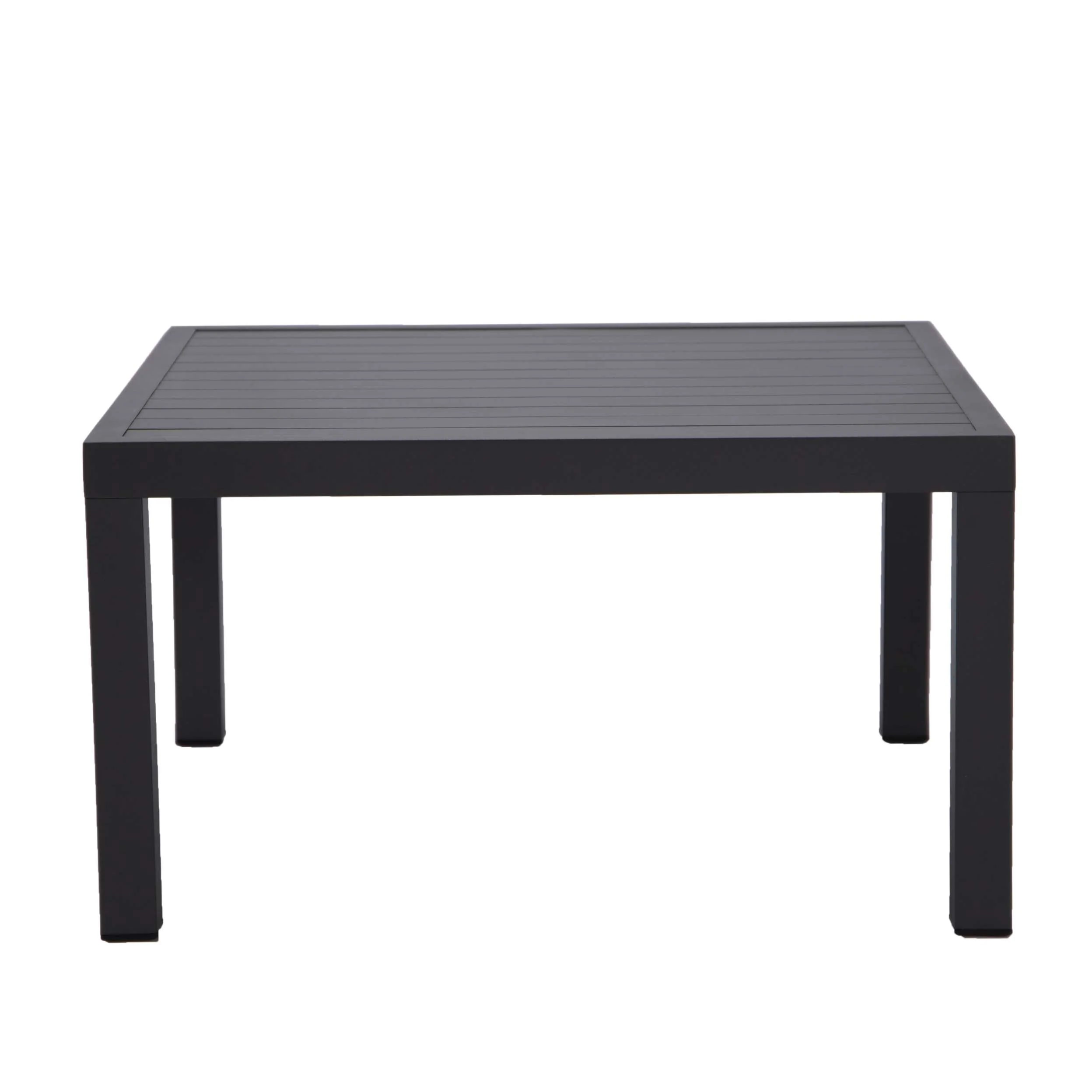 LeisureMod Hamilton 7-Piece Aluminum Patio Conversation Set With Coffee Table And Cushions - Image 27