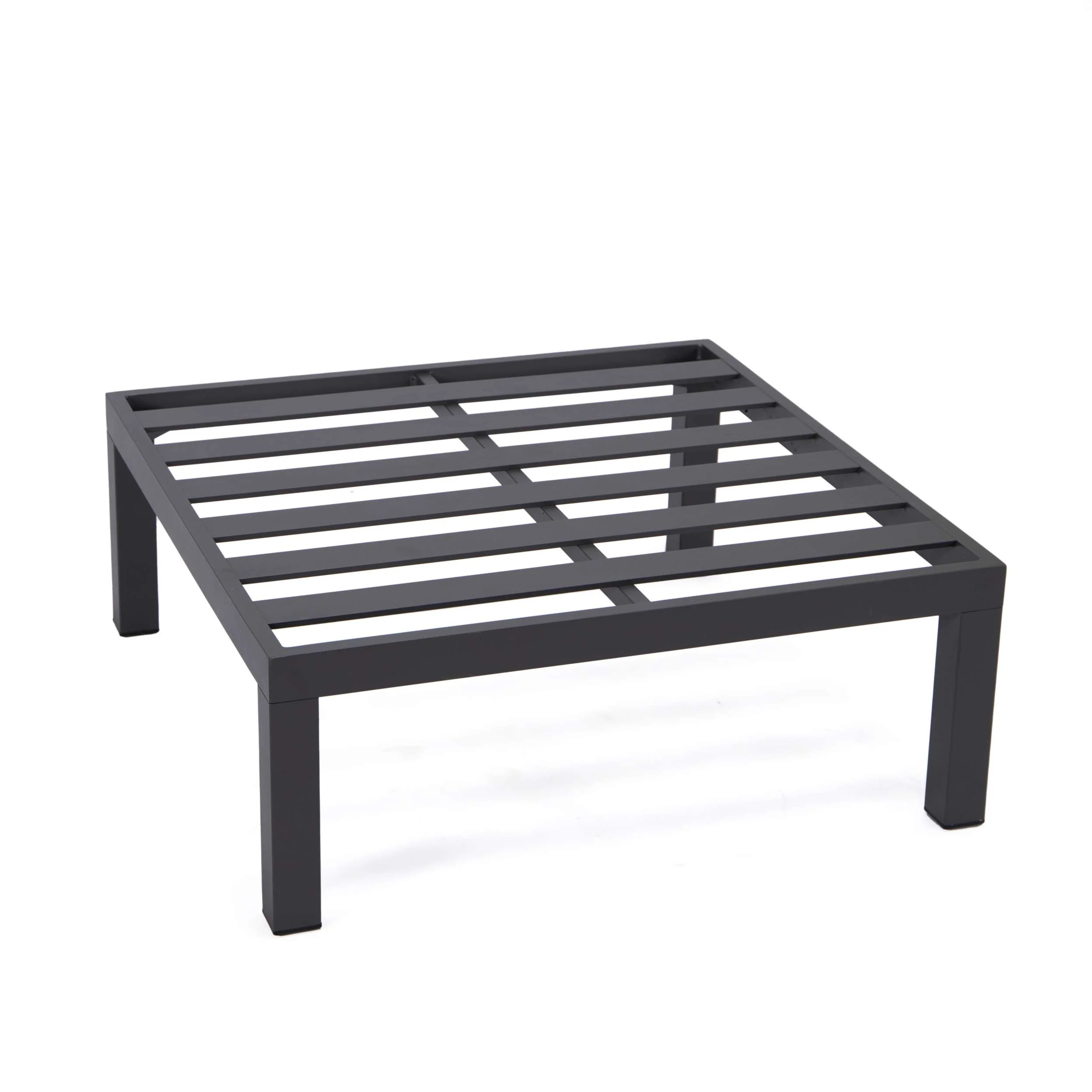 LeisureMod Hamilton 7-Piece Aluminum Patio Conversation Set With Coffee Table And Cushions - Image 40