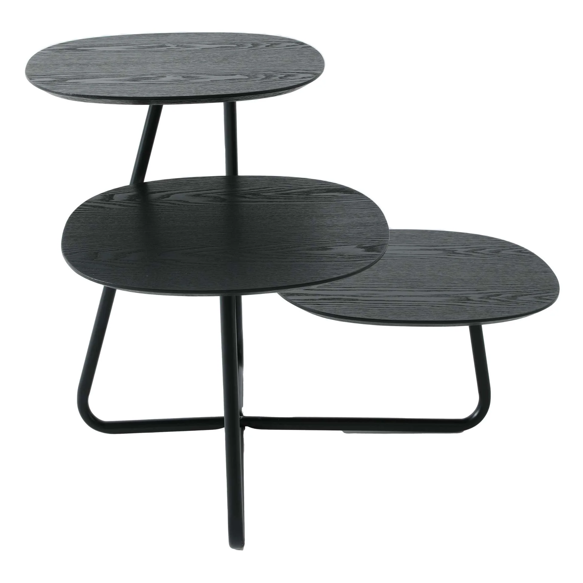 LeisureMod Hazelton Multi-Top End Tables with Manufactured Wood Top and Powder Coated Steel Frame - Image 19