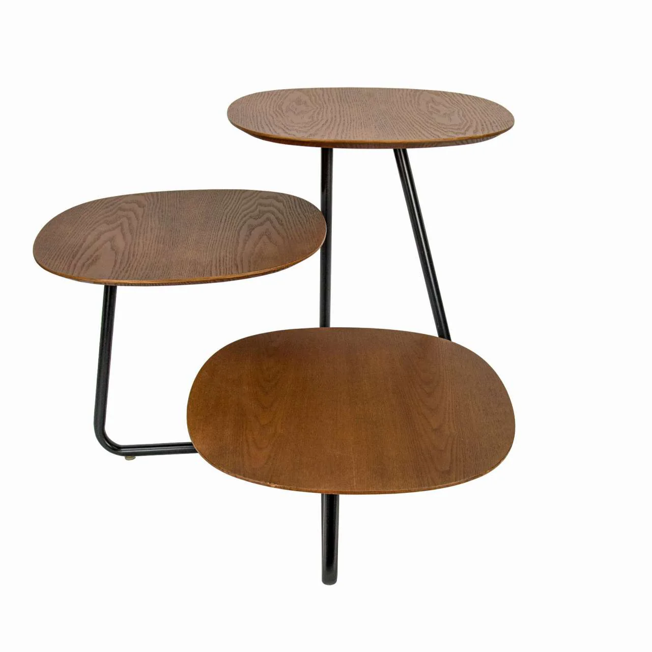 LeisureMod Hazelton Multi-Top End Tables with Manufactured Wood Top and Powder Coated Steel Frame - Image 27
