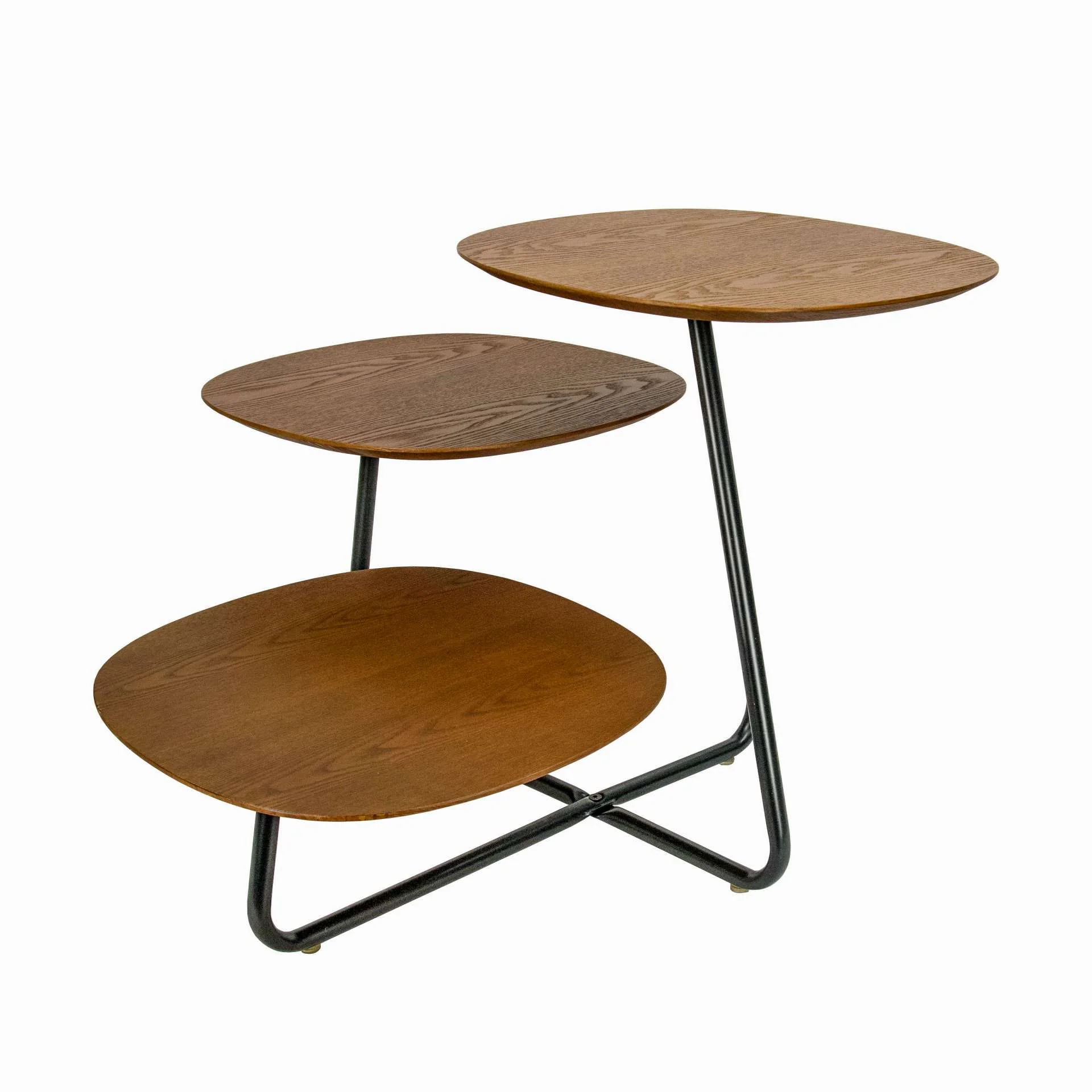 LeisureMod Hazelton Multi-Top End Tables with Manufactured Wood Top and Powder Coated Steel Frame - Image 29