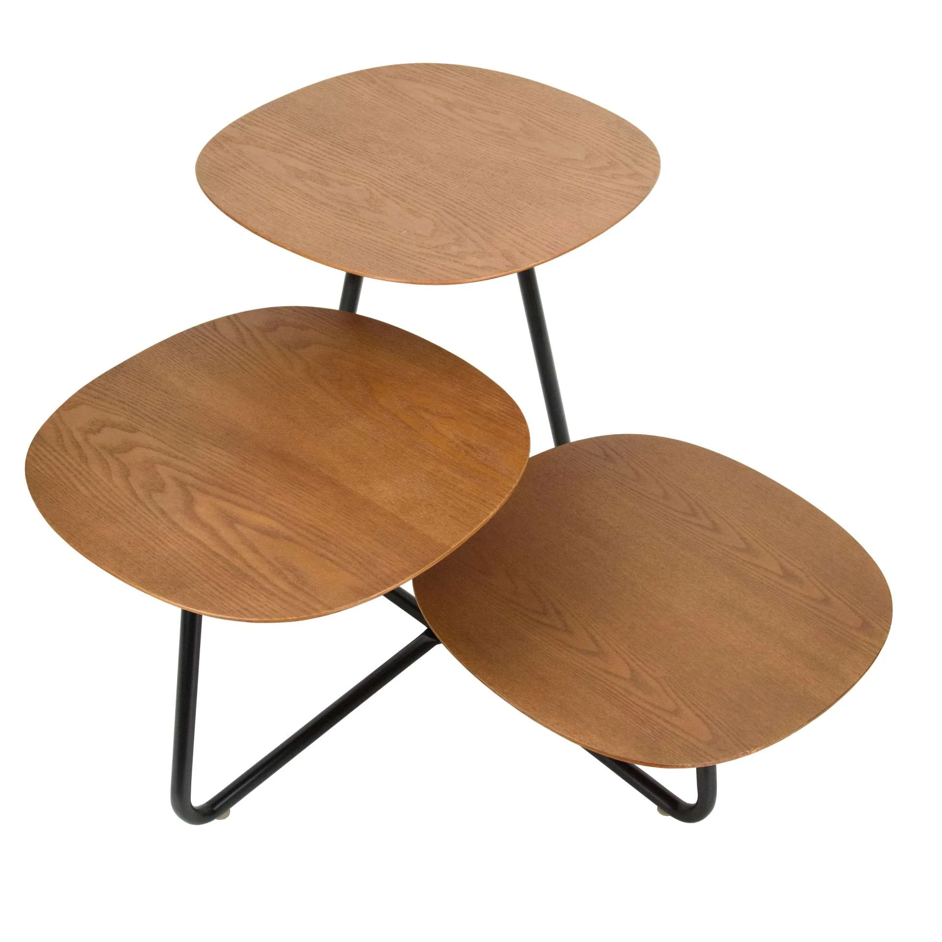 LeisureMod Hazelton Multi-Top End Tables with Manufactured Wood Top and Powder Coated Steel Frame - Image 34