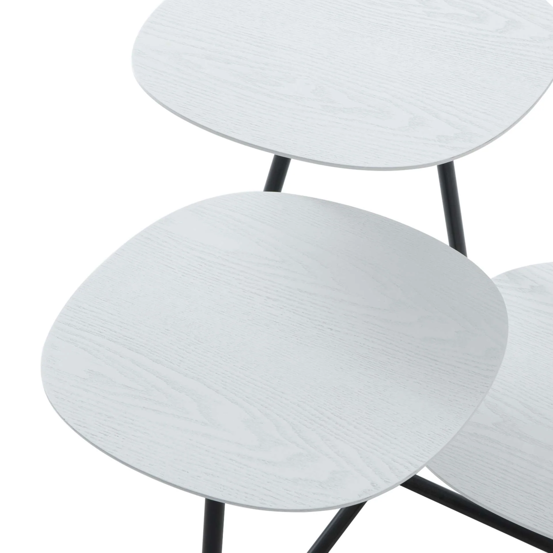 LeisureMod Hazelton Multi-Top End Tables with Manufactured Wood Top and Powder Coated Steel Frame - Image 38