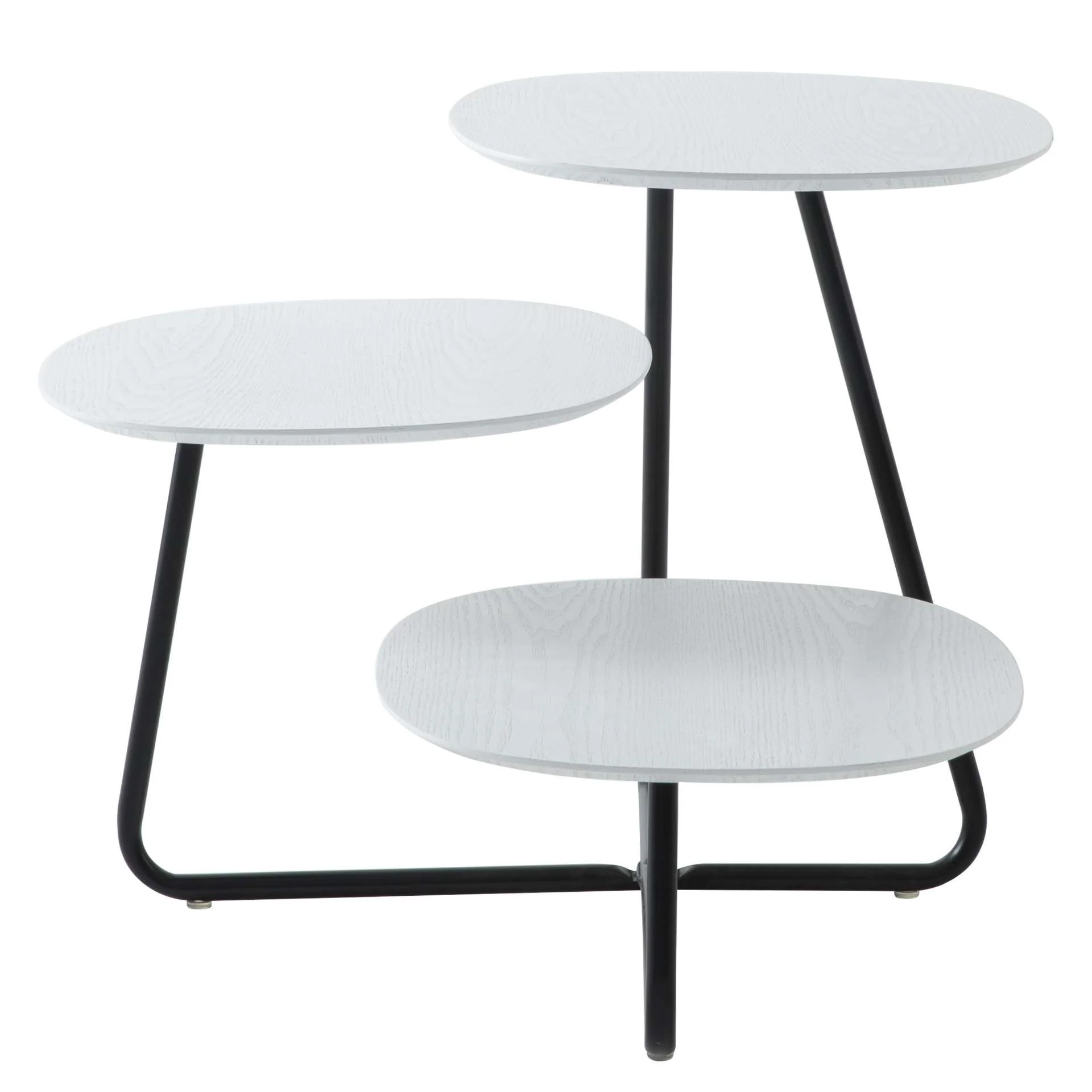 LeisureMod Hazelton Multi-Top End Tables with Manufactured Wood Top and Powder Coated Steel Frame - Image 40
