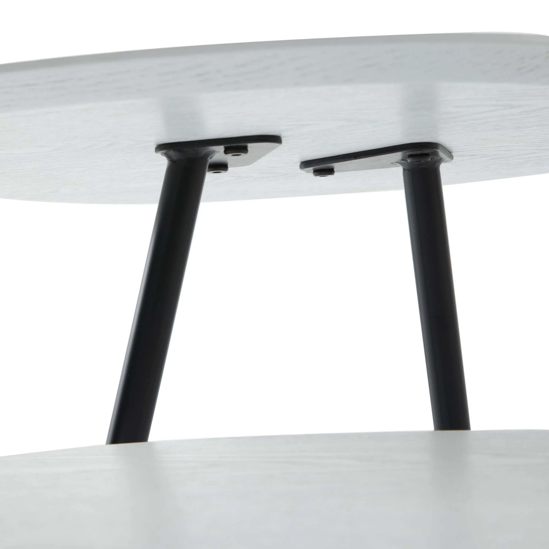 LeisureMod Hazelton Multi-Top End Tables with Manufactured Wood Top and Powder Coated Steel Frame - Image 44