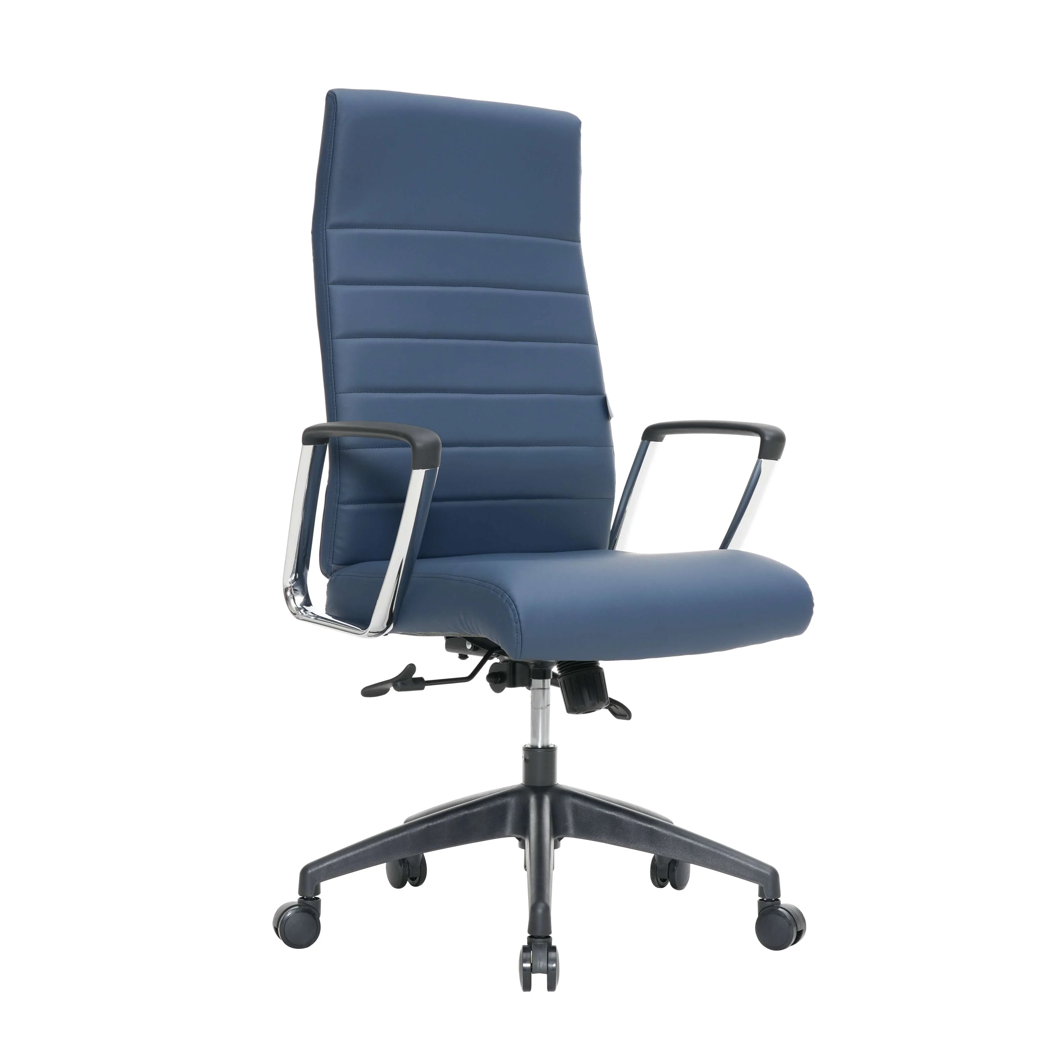 LeisureMod Hilton Modern High-Back Leather Office Chair - Image 2