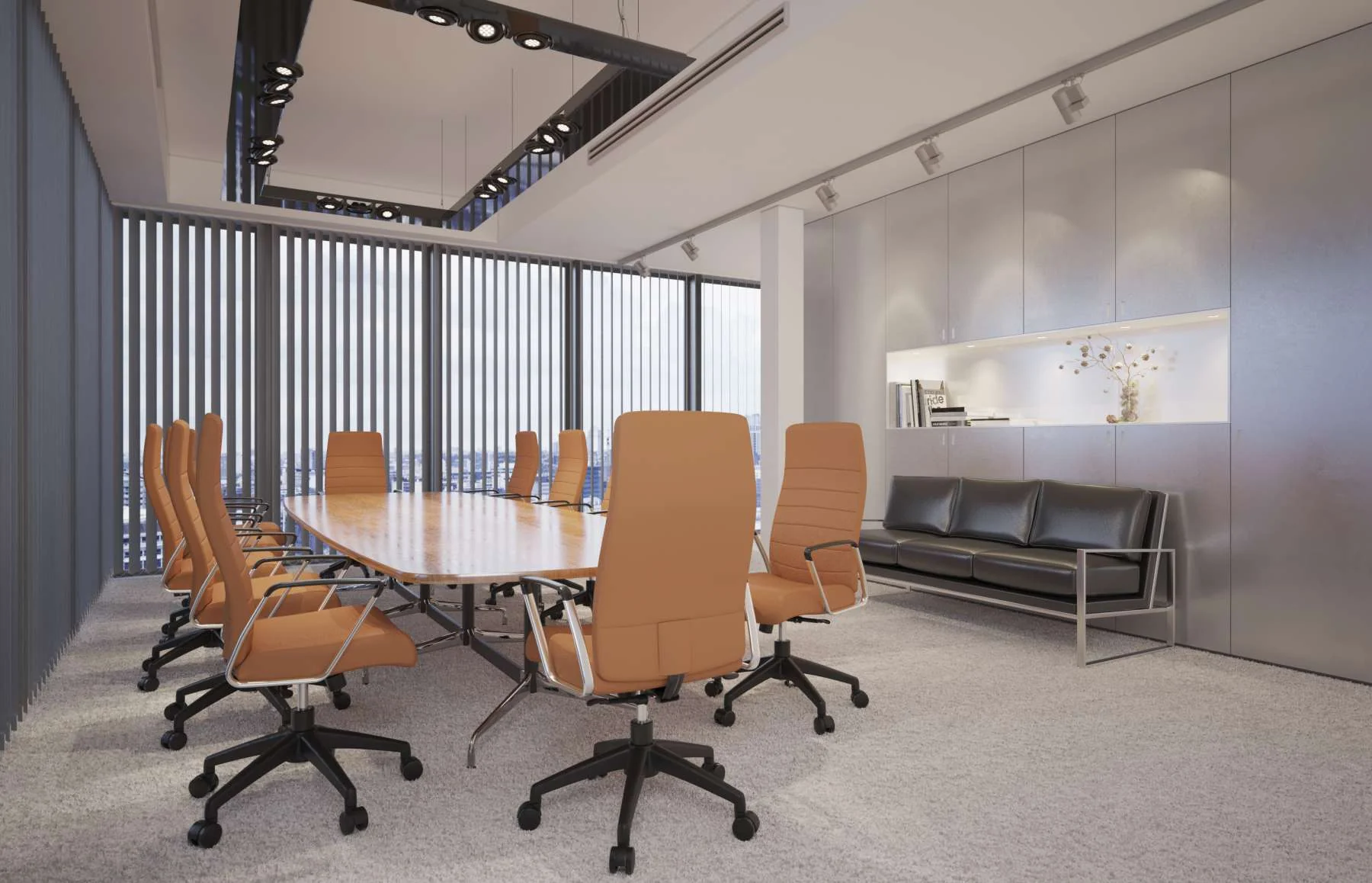 LeisureMod Hilton Modern High-Back Leather Office Chair - Image 32