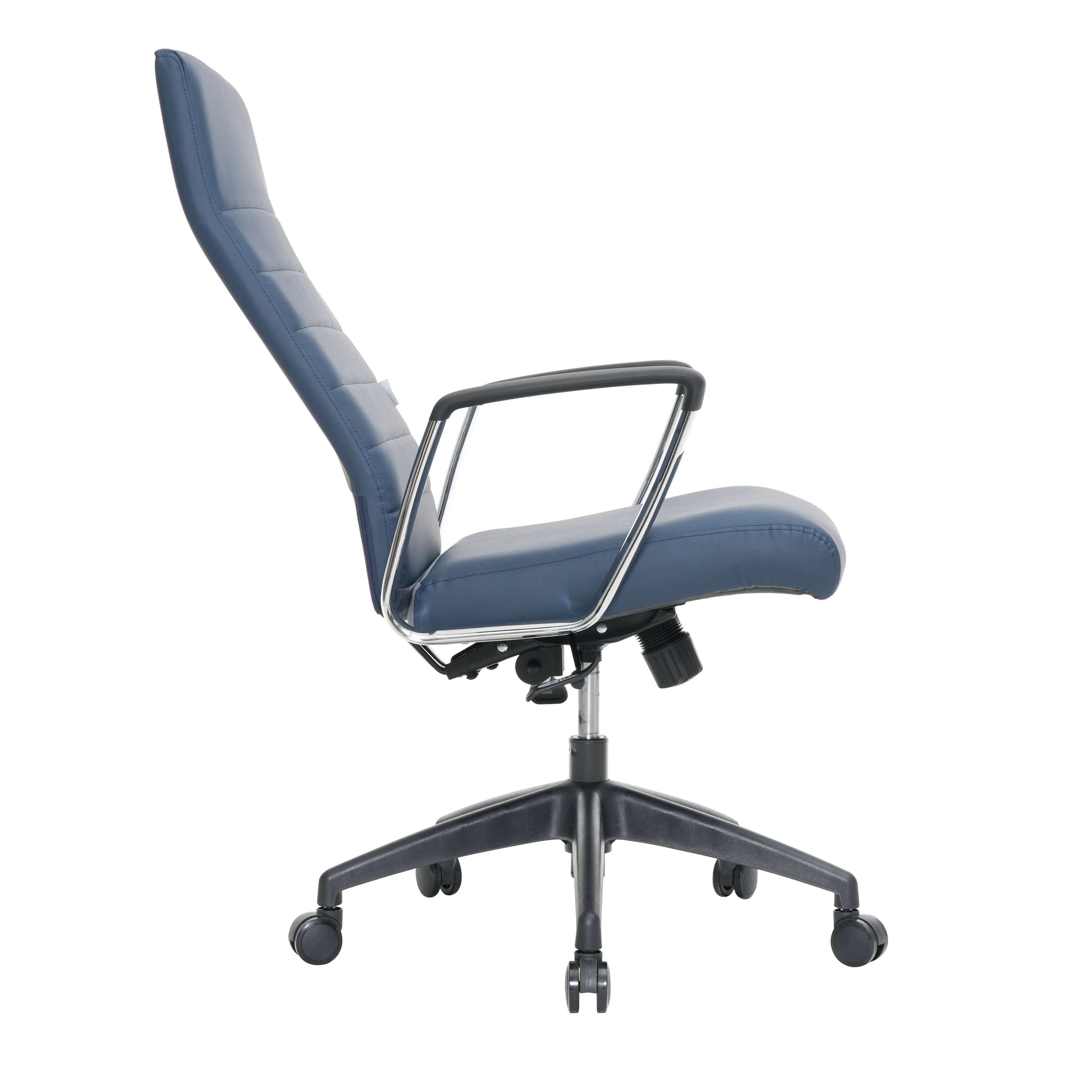 LeisureMod Hilton Modern High-Back Leather Office Chair - Image 5