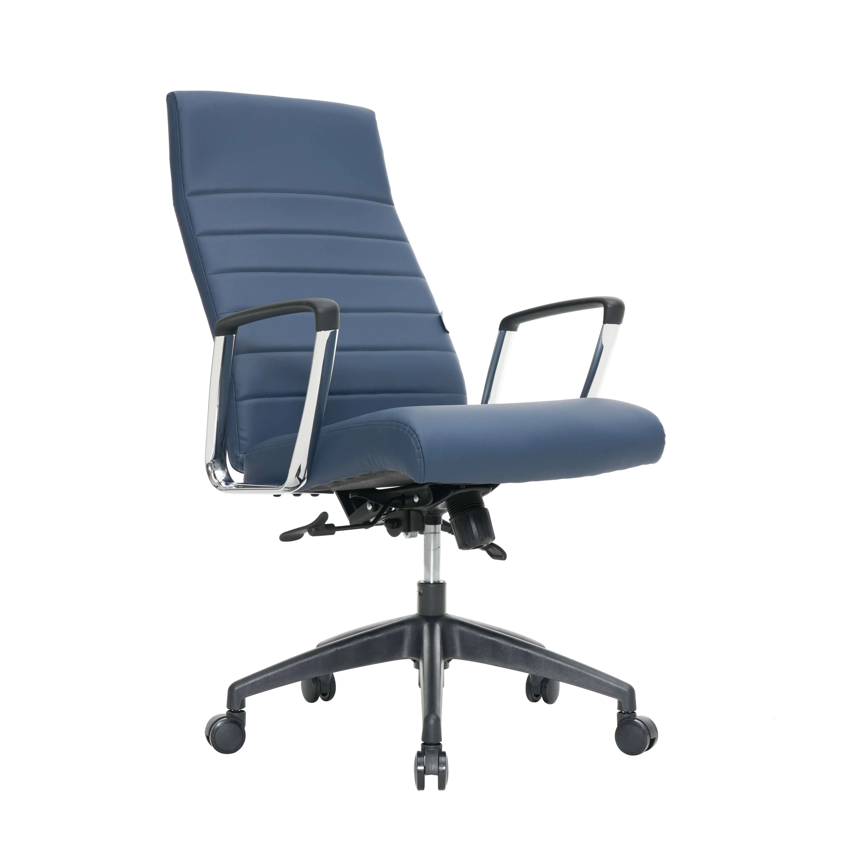 LeisureMod Hilton Modern High-Back Leather Office Chair - Image 6
