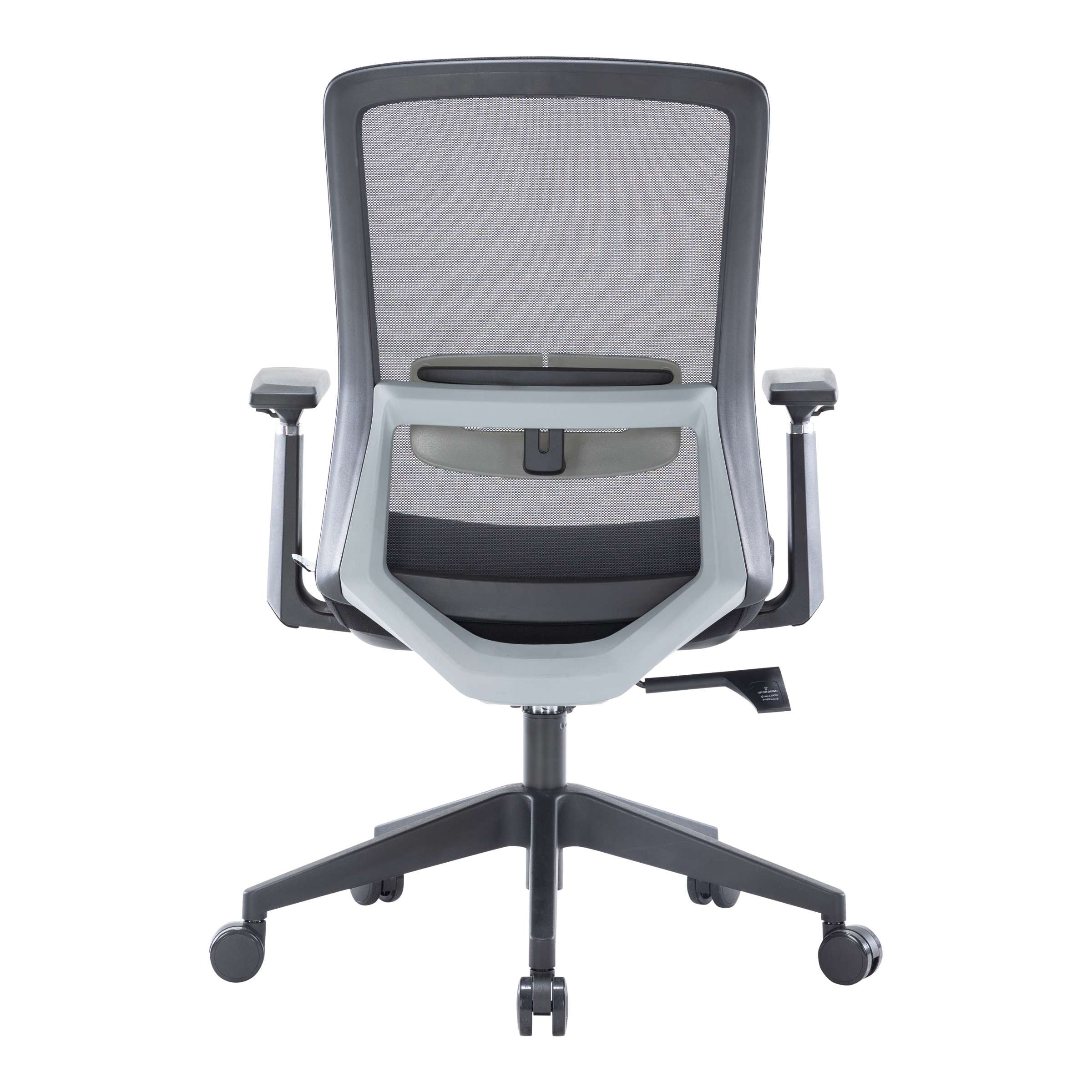 LeisureMod Ingram Modern  Office Task Chair with adjustable armrests - Image 3