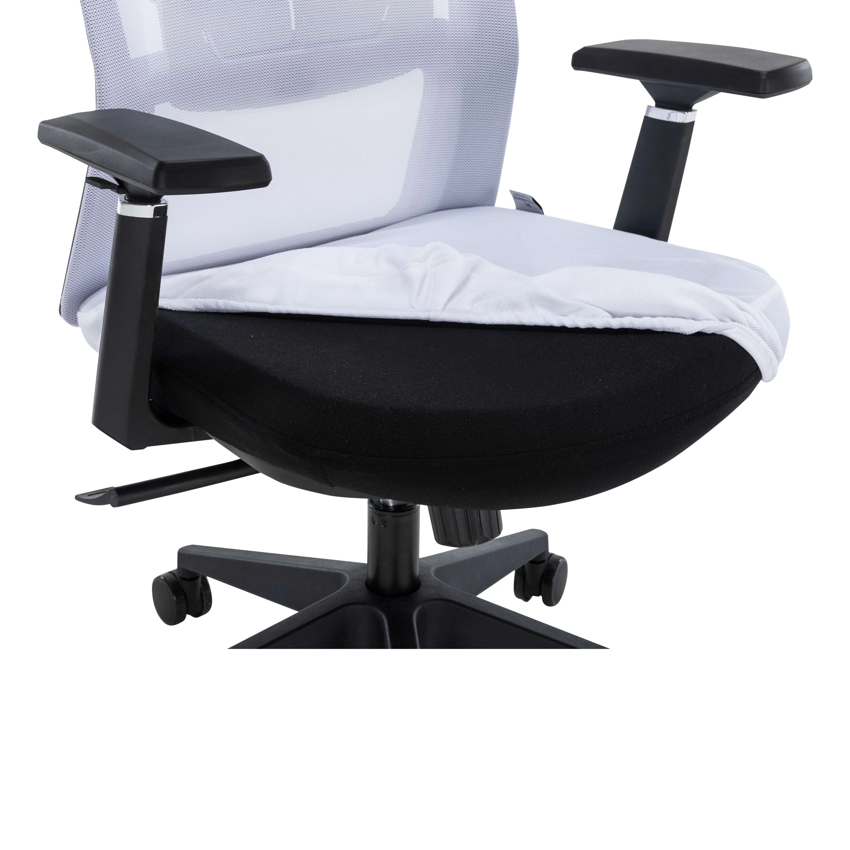 LeisureMod Ingram Office Chair with Seat Cover - Image 13