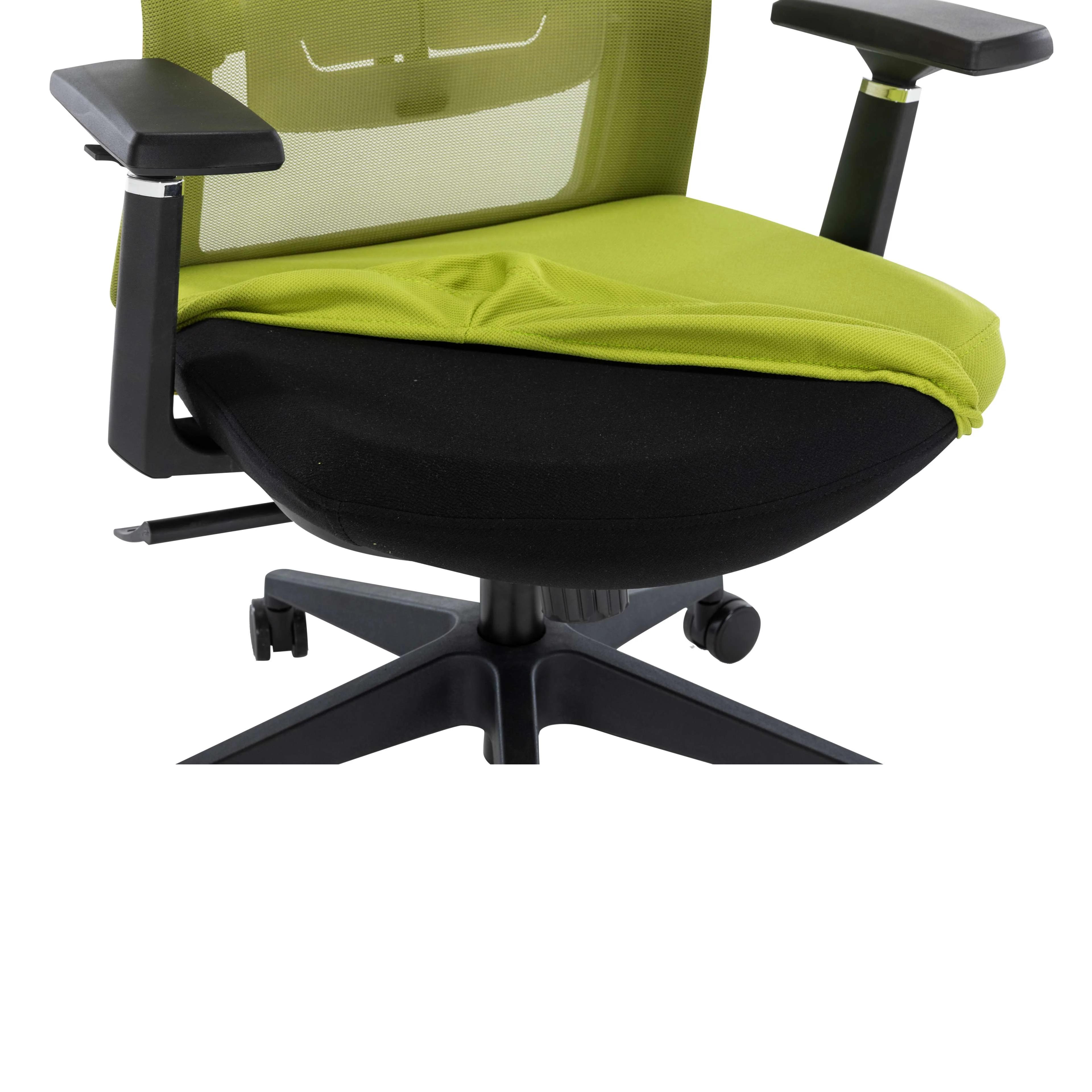 LeisureMod Ingram Office Chair with Seat Cover - Image 5