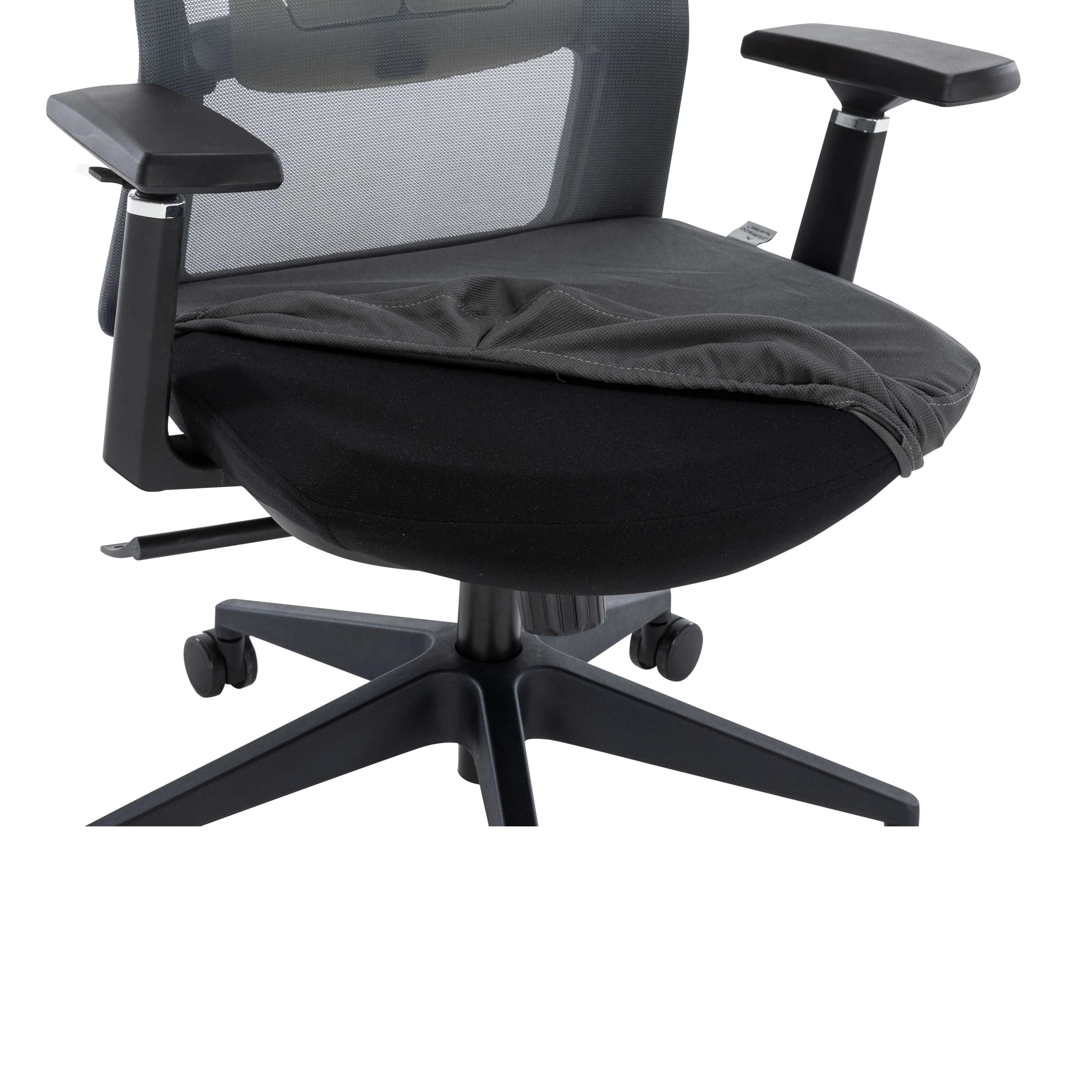 LeisureMod Ingram Office Chair with Seat Cover - Image 7