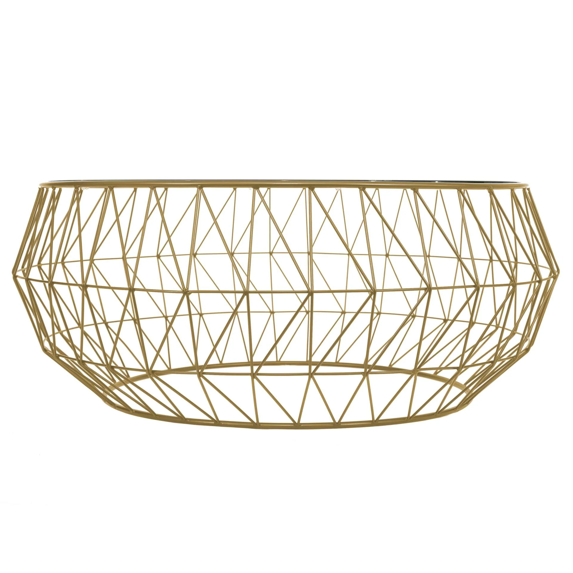LeisureMod Jefferson Modern Leather Armchair with Gold Frame and Round Coffee Table with Glass Top and Metal Base - Image 37