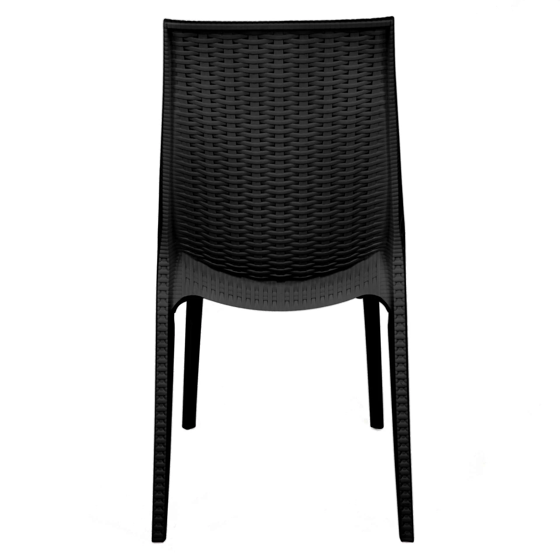 LeisureMod Kent Mid-Century 7-Piece Rectangular Outdoor Dining Set with 4 Side Chairs and 2 Armchairs - Image 57
