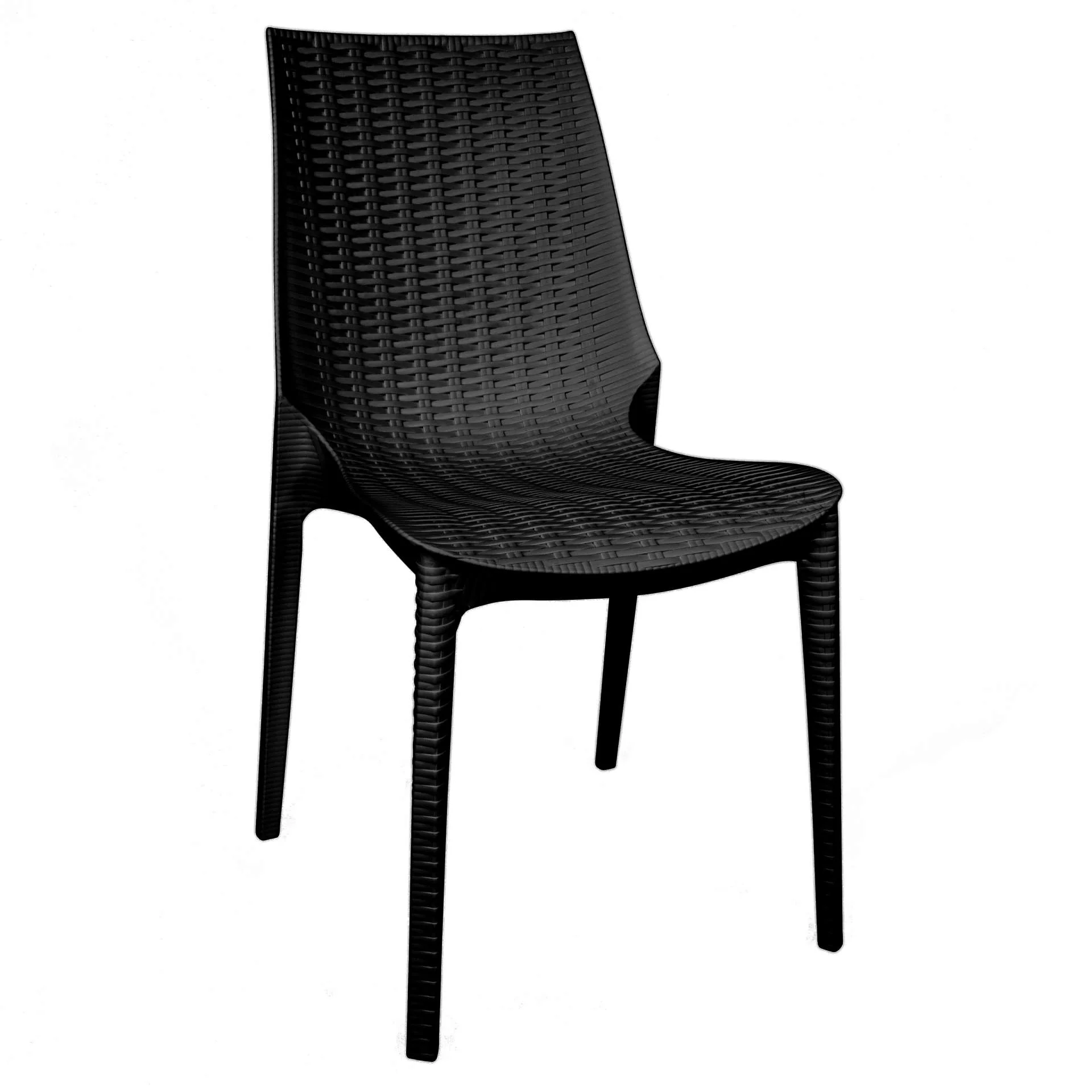 LeisureMod Kent Mid-Century 7-Piece Rectangular Outdoor Dining Set with 4 Side Chairs and 2 Armchairs - Image 59