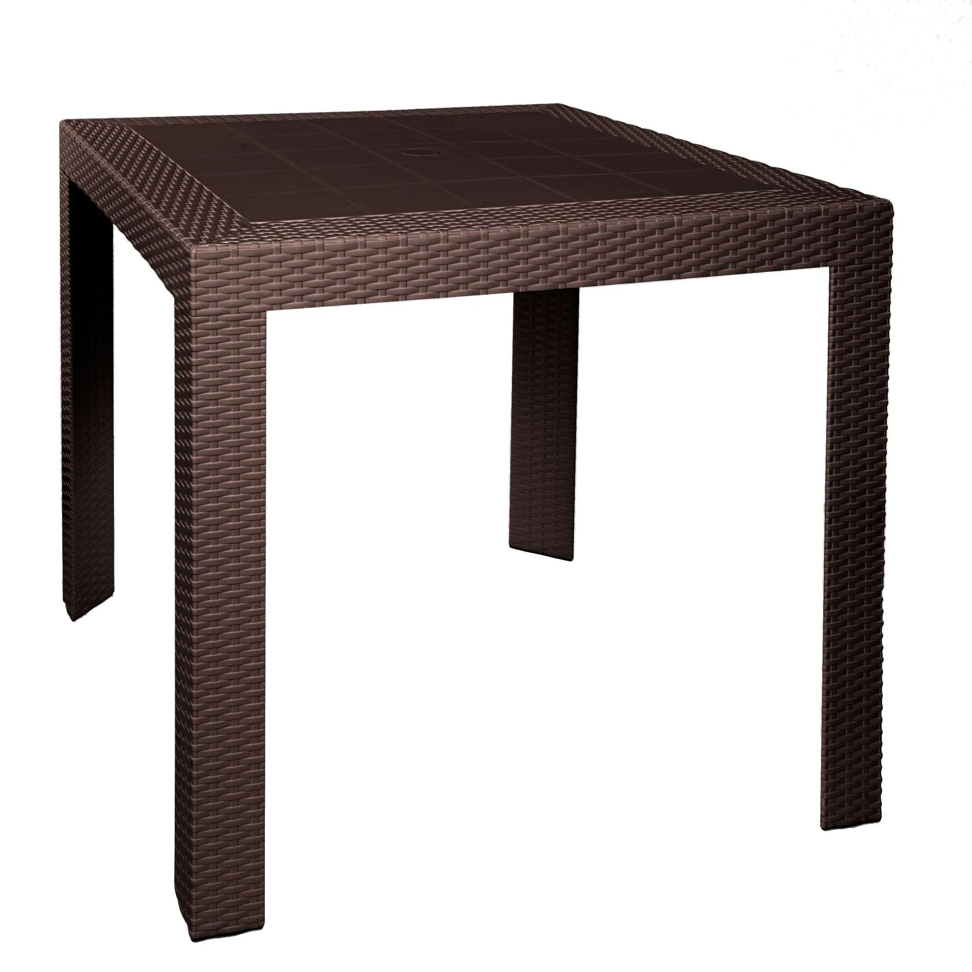 LeisureMod Mace Weave Design Outdoor Dining Table - MT31BL - Image 12