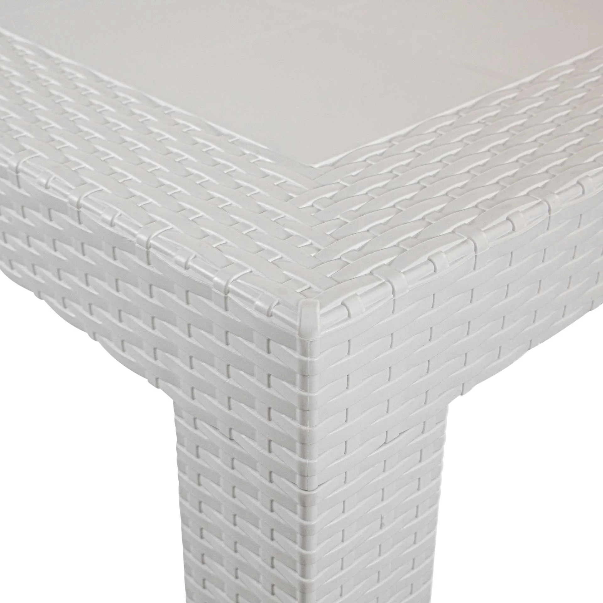 LeisureMod Mace Weave Design Outdoor Dining Table - MT31BL - Image 17