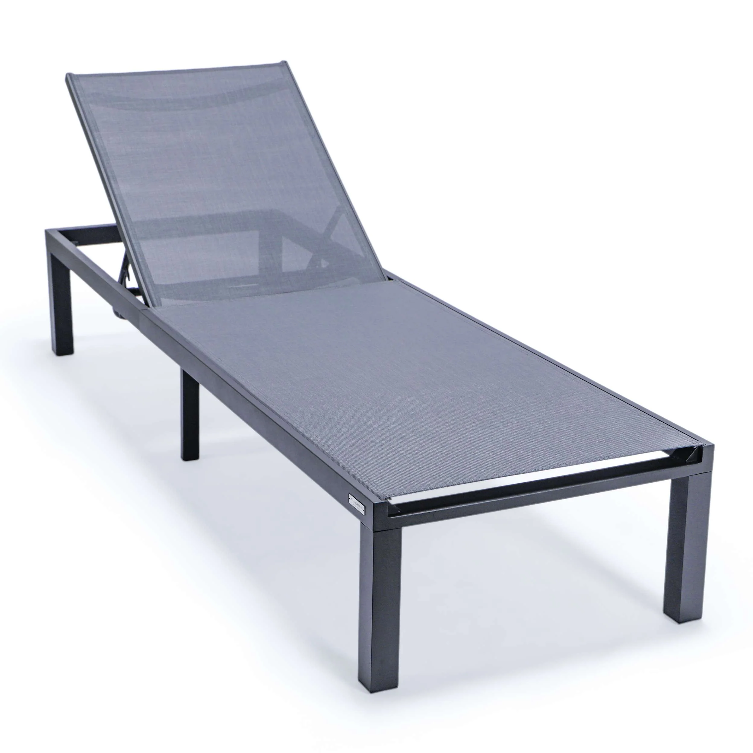 LeisureMod Marlin Modern Aluminum Outdoor Patio Chaise Lounge Chair Set of 2 - MLBLCF21-77BRG2 - Image 29