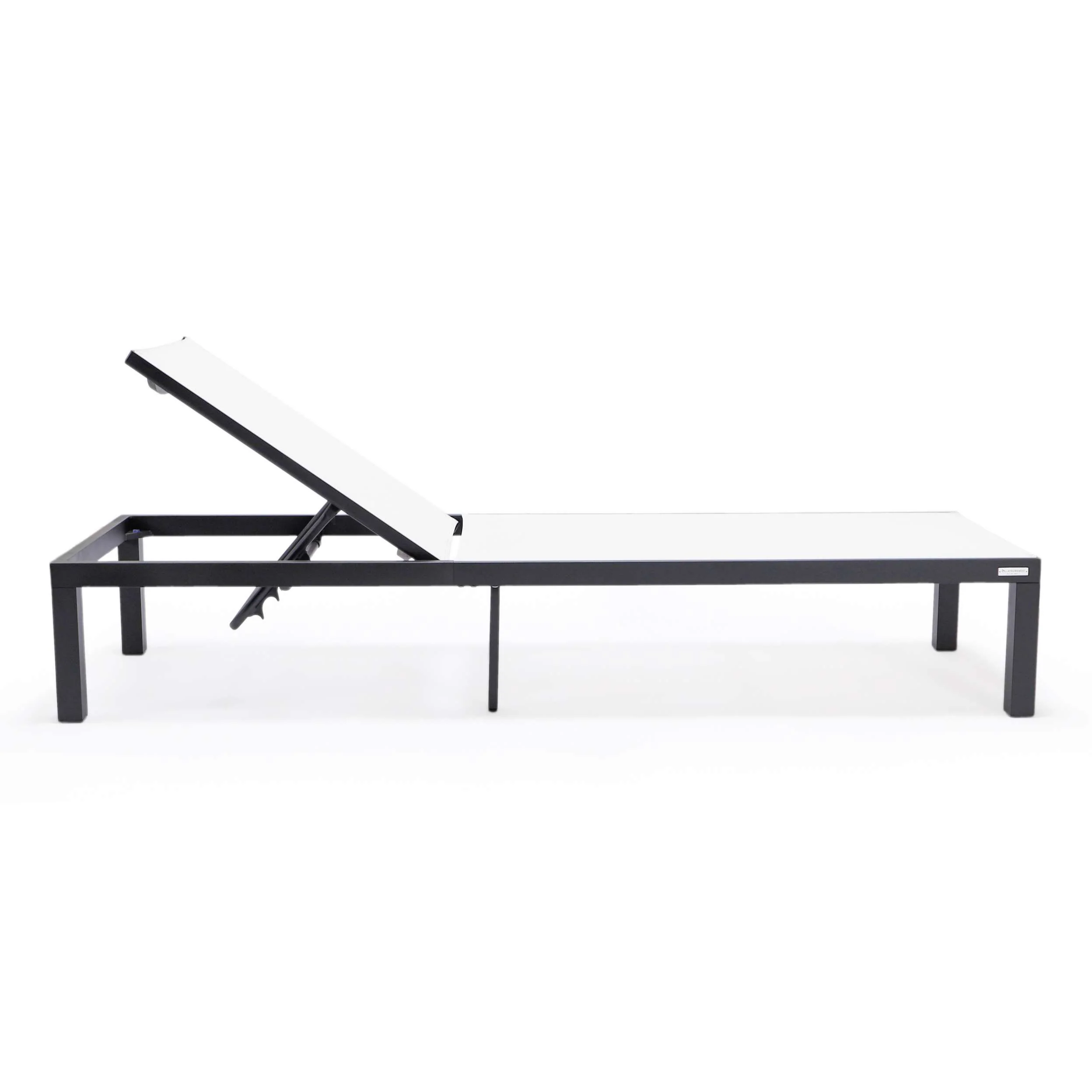 LeisureMod Marlin Modern Aluminum Outdoor Patio Chaise Lounge Chair Set of 2 - MLBLCF21-77BRG2 - Image 94