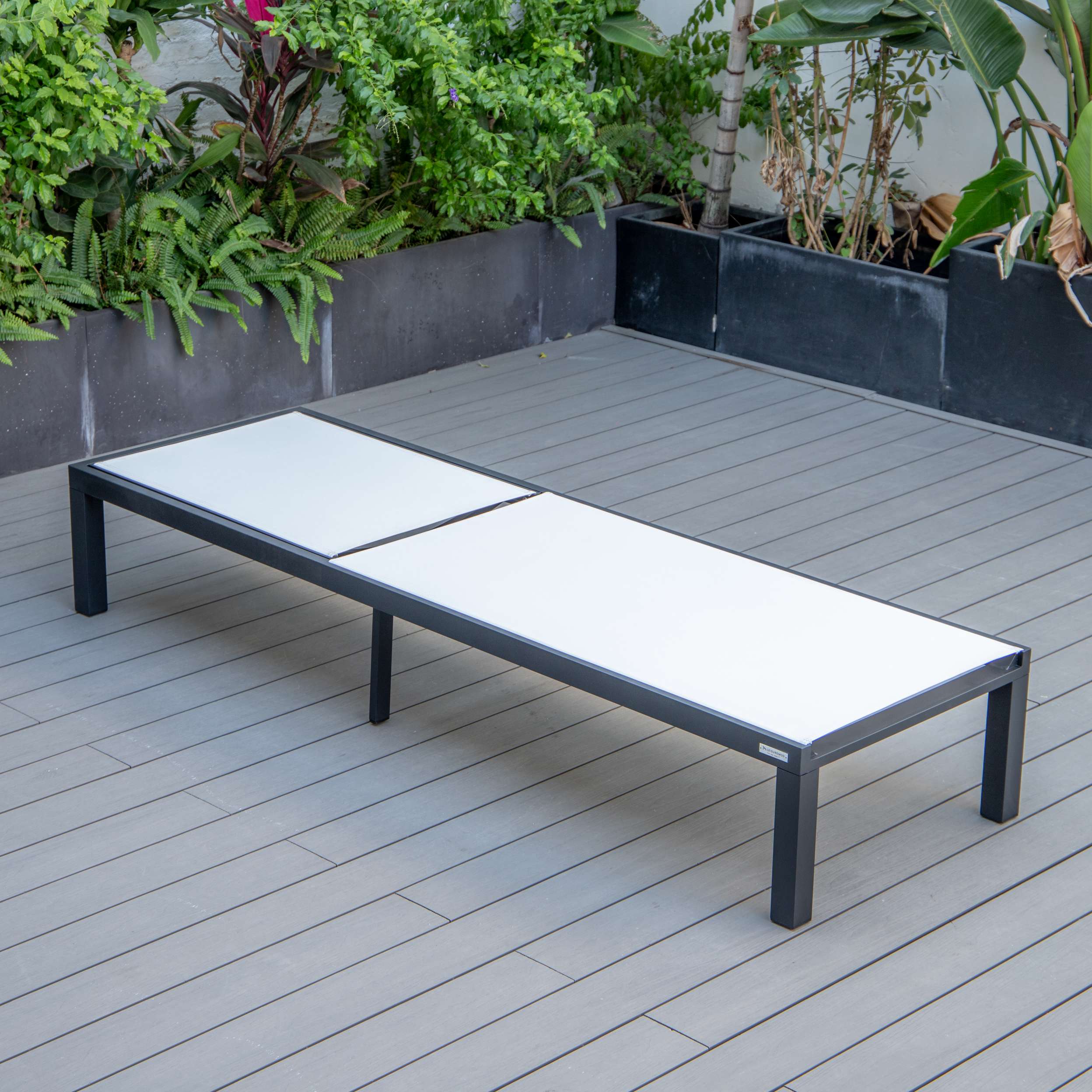 LeisureMod Marlin Modern Aluminum Outdoor Patio Chaise Lounge Chair Set of 2 - MLBLCF21-77BRG2 - Image 97