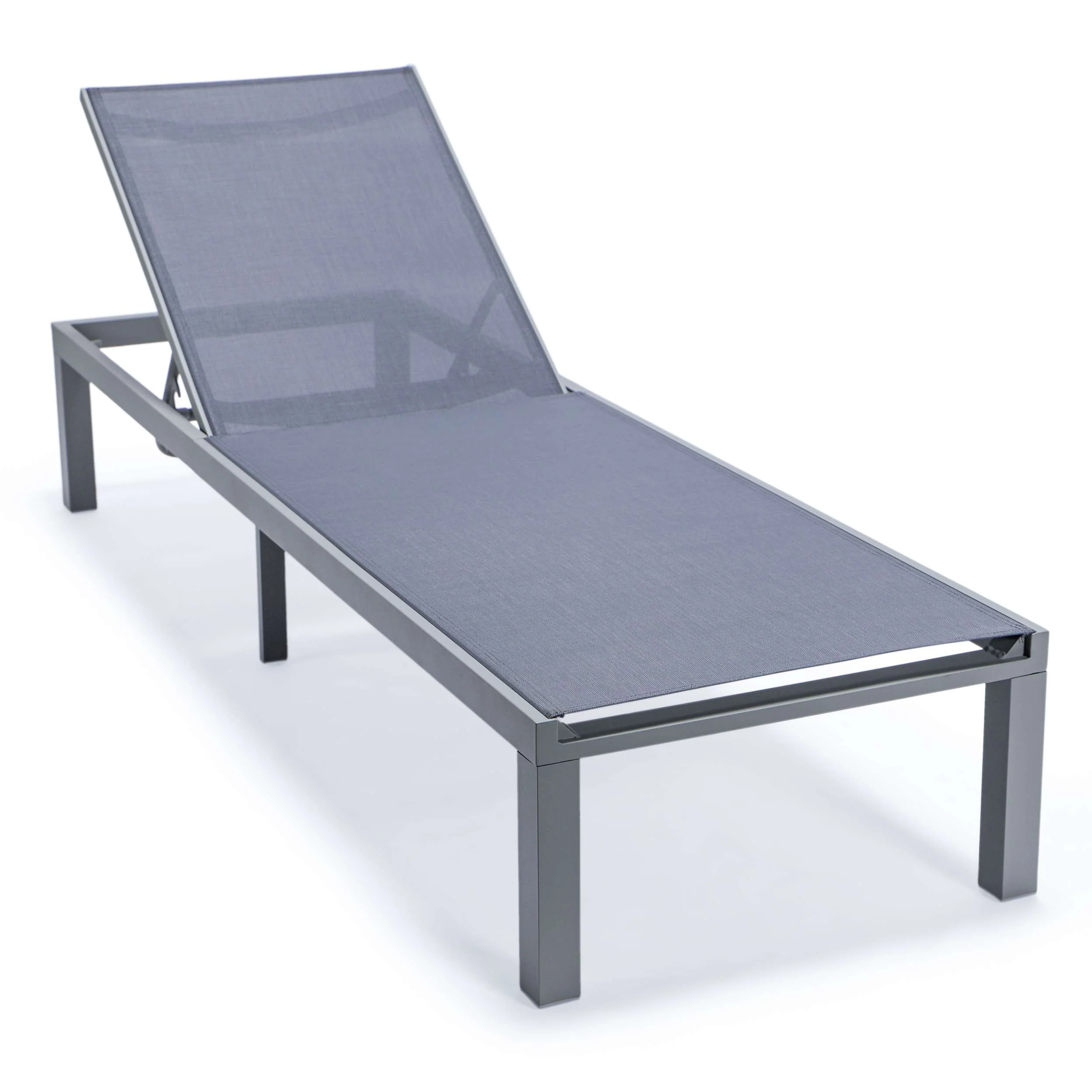 LeisureMod Marlin Modern Aluminum Outdoor Patio Chaise Lounge Chair Set of 2 - MLGRCF21-77BL2 - Image 47