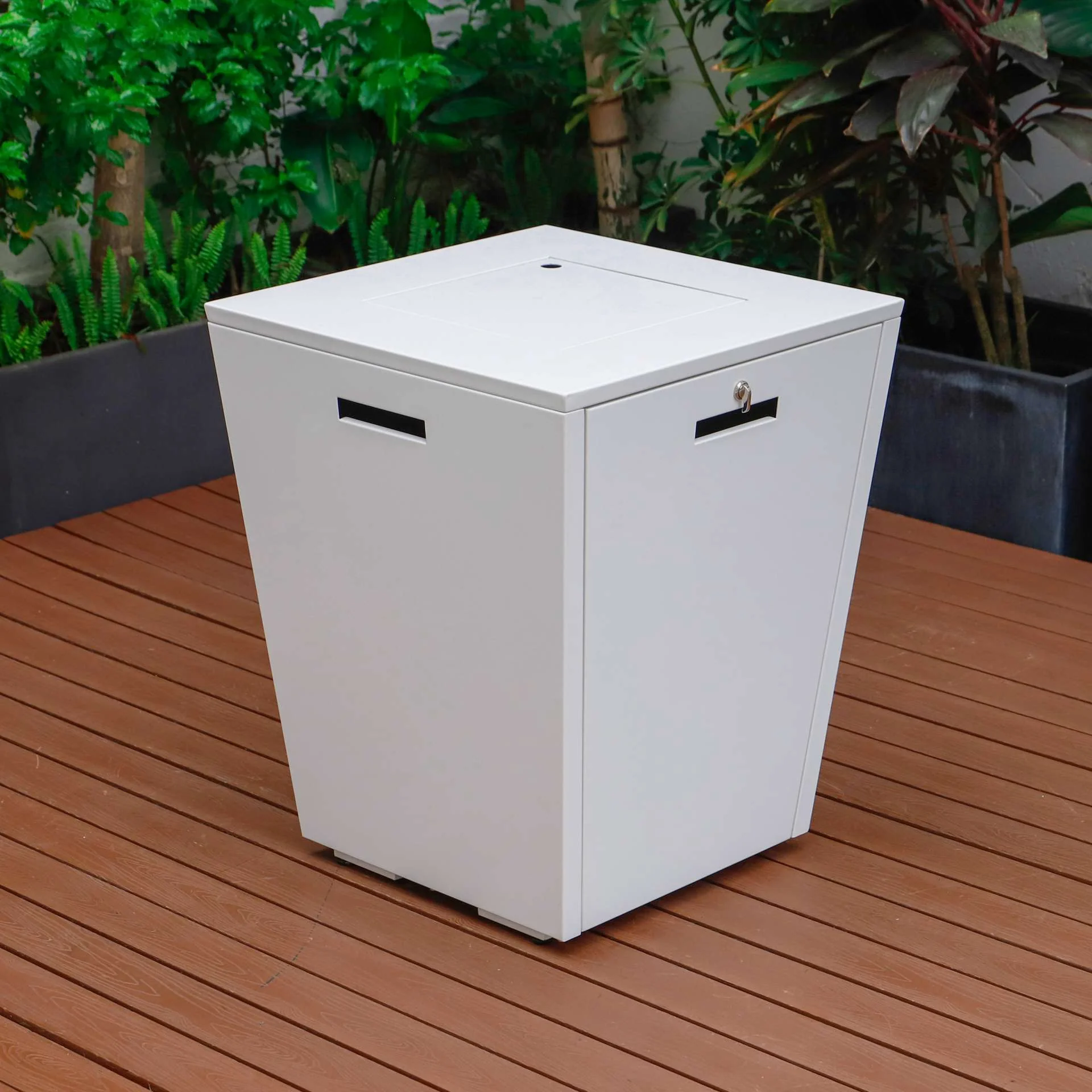 LeisureMod Marlin Modern Aluminum Outdoor Patio Chaise Lounge Chair Set of 2 - MLWCF21-77BL2 - Image 123
