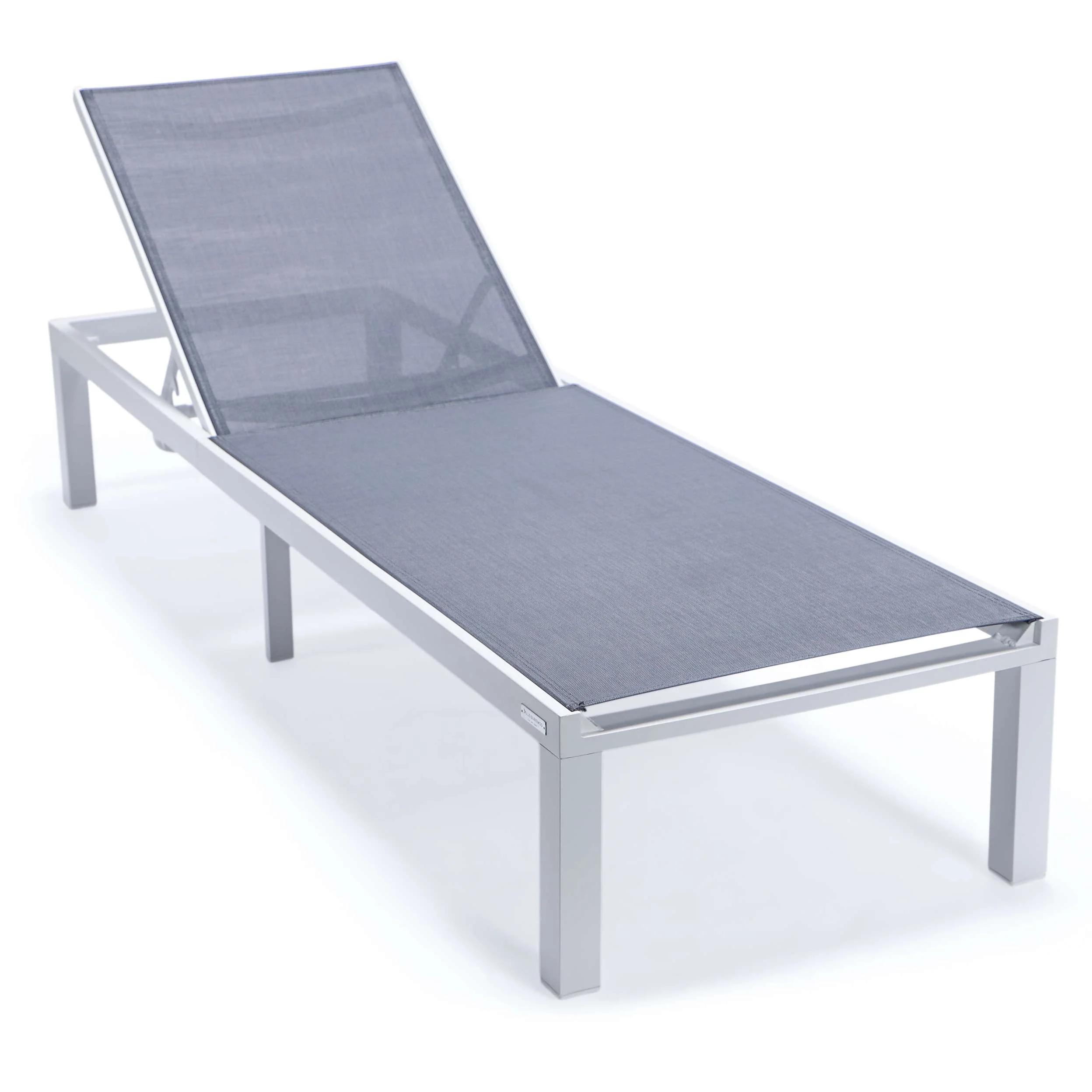 LeisureMod Marlin Modern Aluminum Outdoor Patio Chaise Lounge Chair Set of 2 - MLWCF21-77BL2 - Image 47