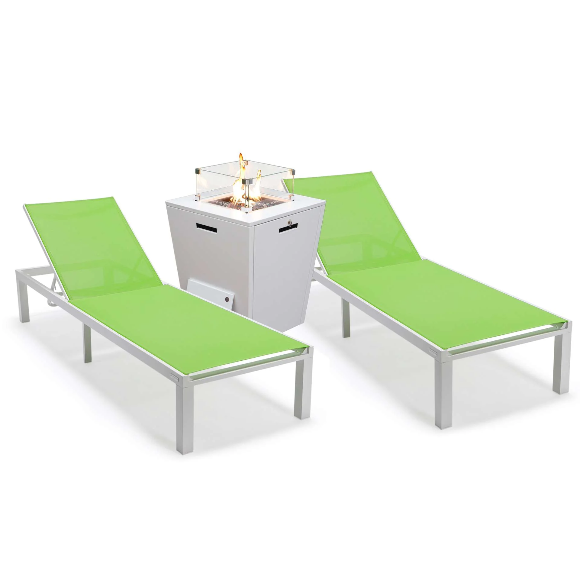 LeisureMod Marlin Modern Aluminum Outdoor Patio Chaise Lounge Chair Set of 2 - MLWCF21-77BL2 - Image 67
