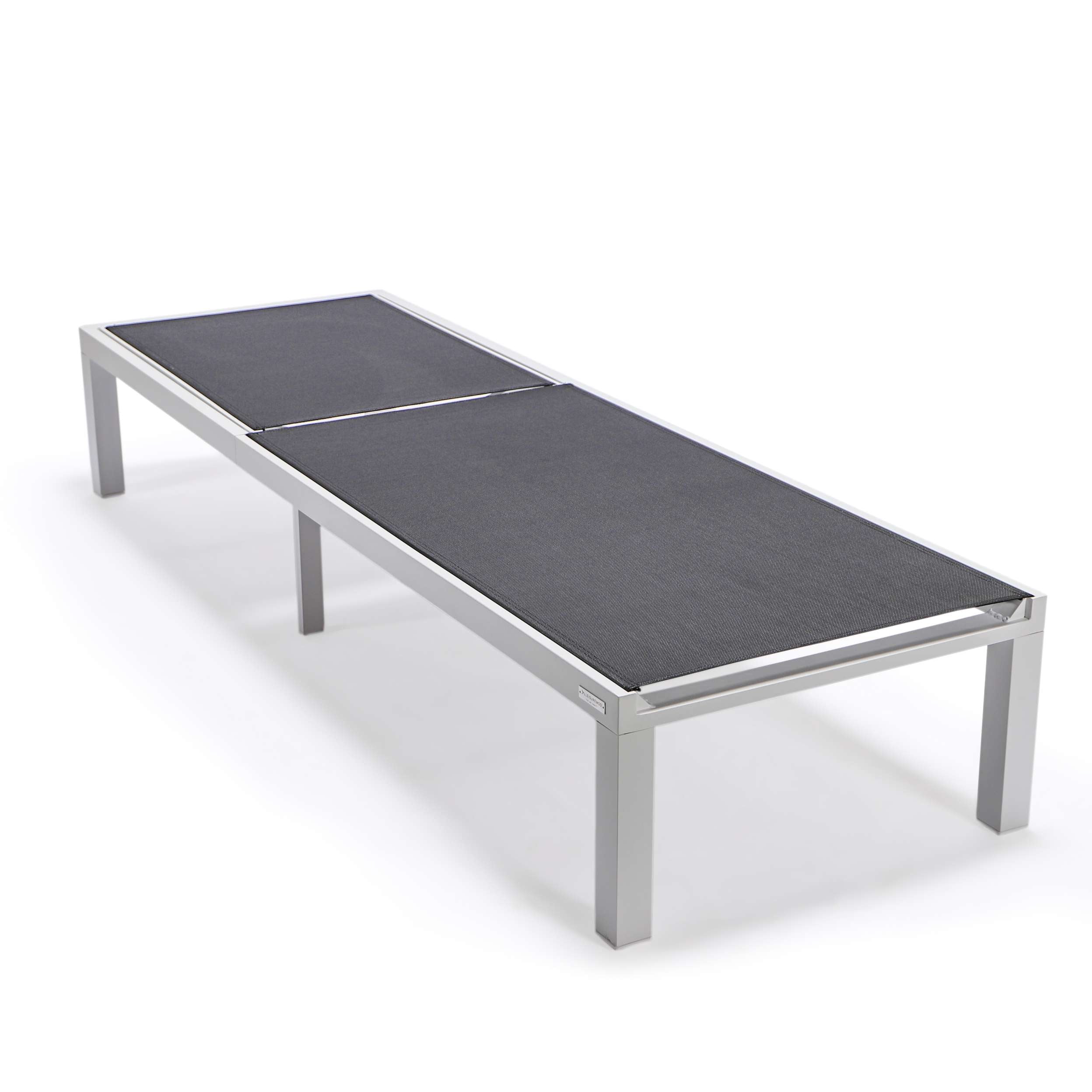LeisureMod Marlin Modern Aluminum Outdoor Patio Chaise Lounge Chair Set of 2 - MLWCF21-77BL2 - Image 8
