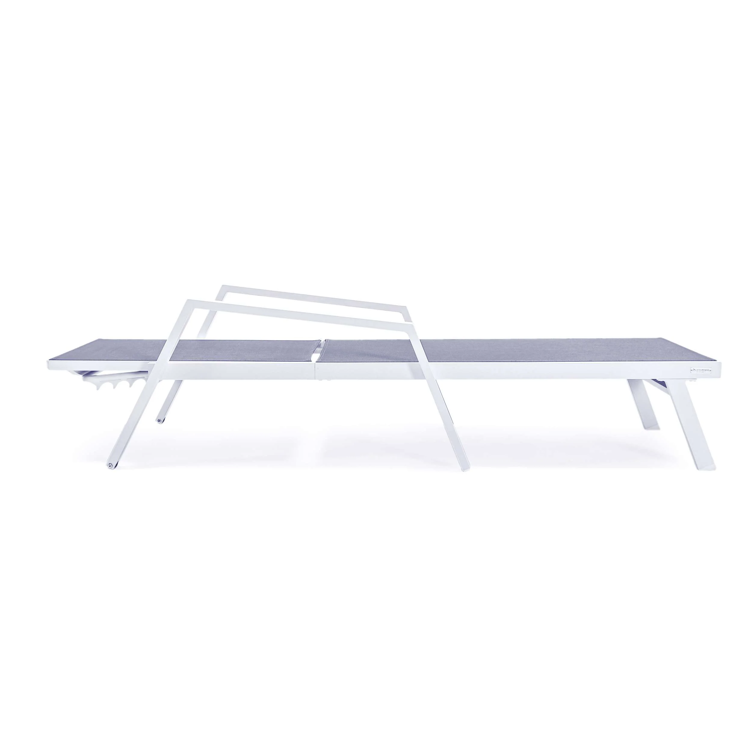LeisureMod Marlin Modern Aluminum Outdoor Patio Chaise Lounge Chair With Arms Set of 2 - MLAWCF21-77BL2 - Image 50