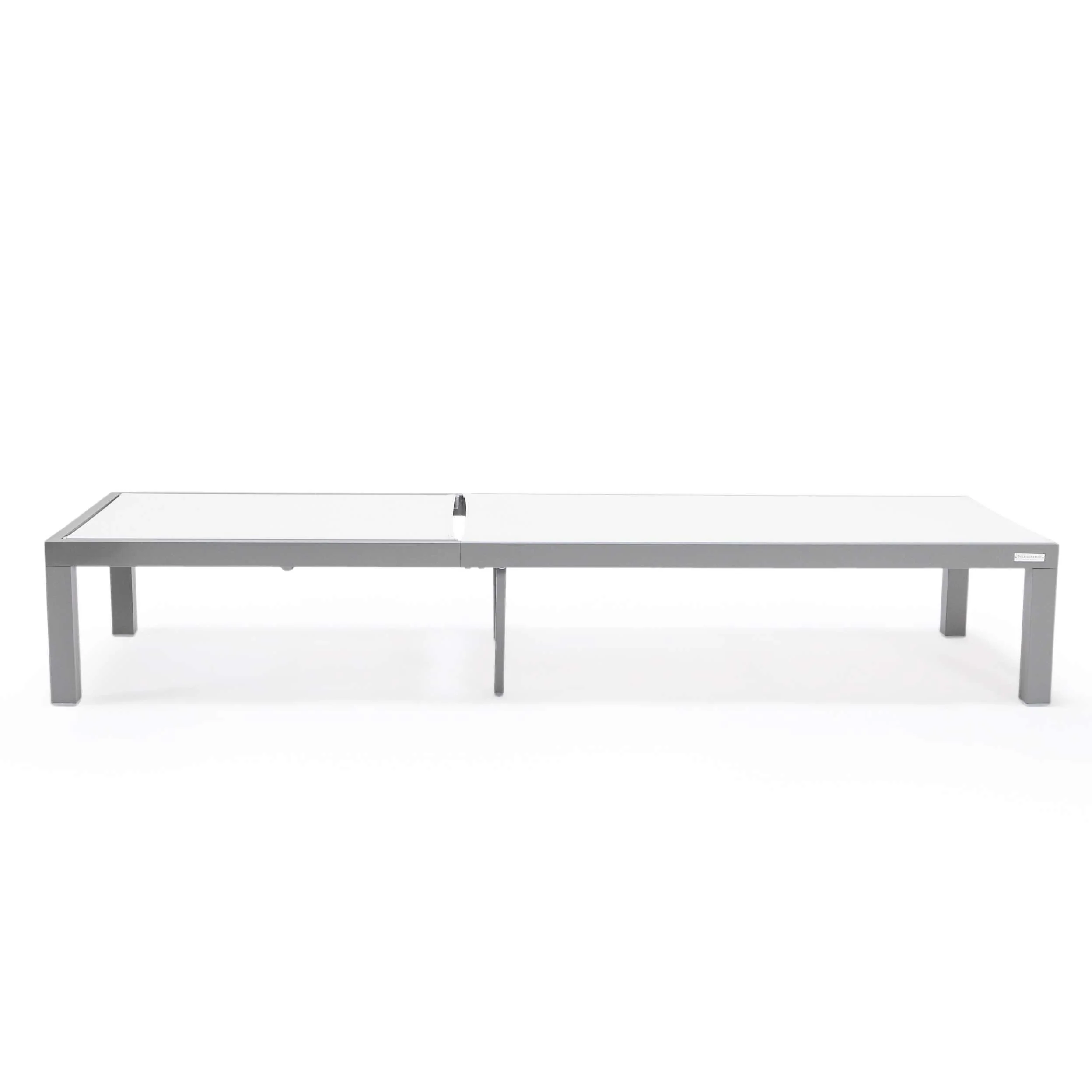 LeisureMod Marlin Modern Grey Aluminum Outdoor Patio Chaise Lounge Chair - MLGRCF21-77BL - Image 144