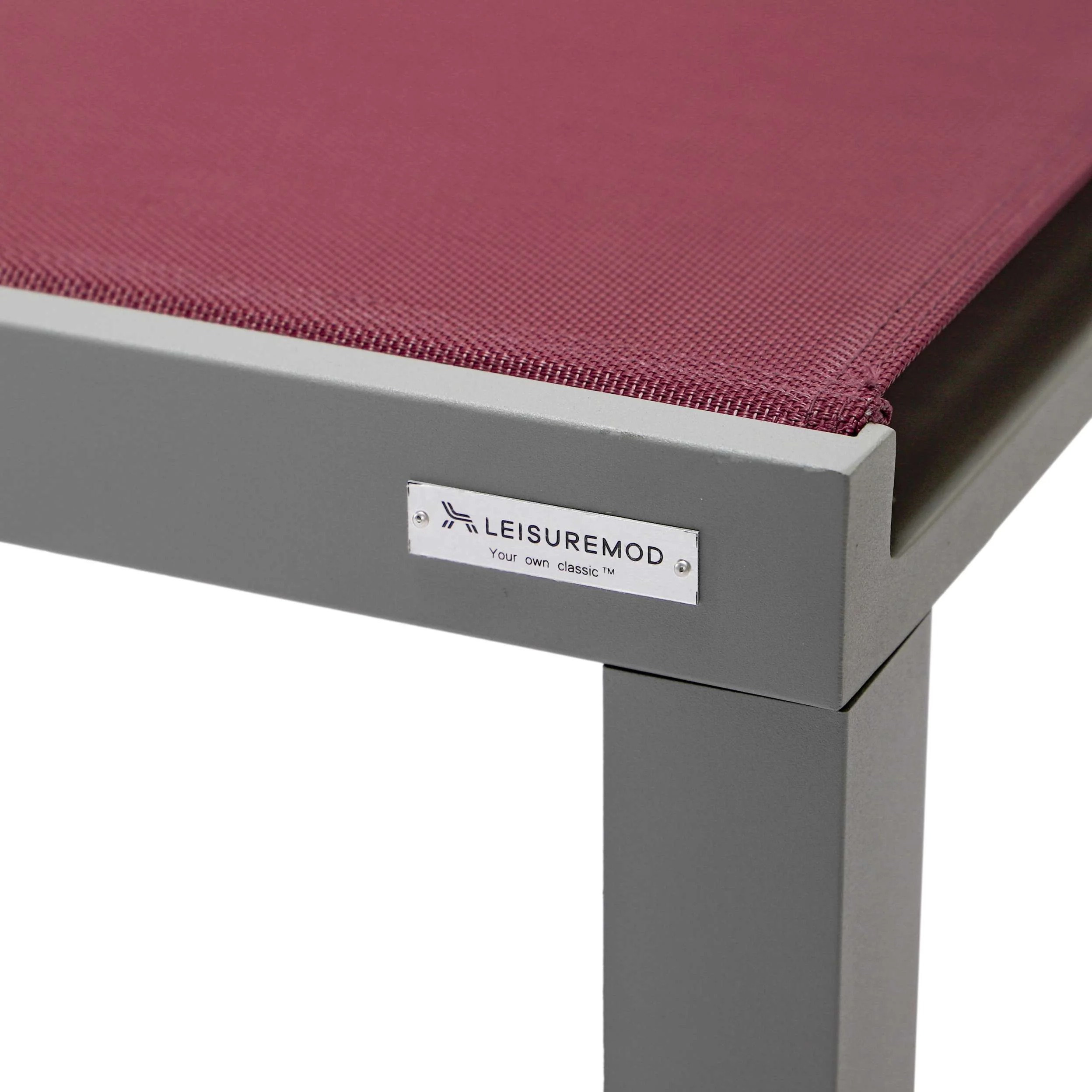 LeisureMod Marlin Modern Grey Aluminum Outdoor Patio Chaise Lounge Chair - MLGRCF21-77BL - Image 37