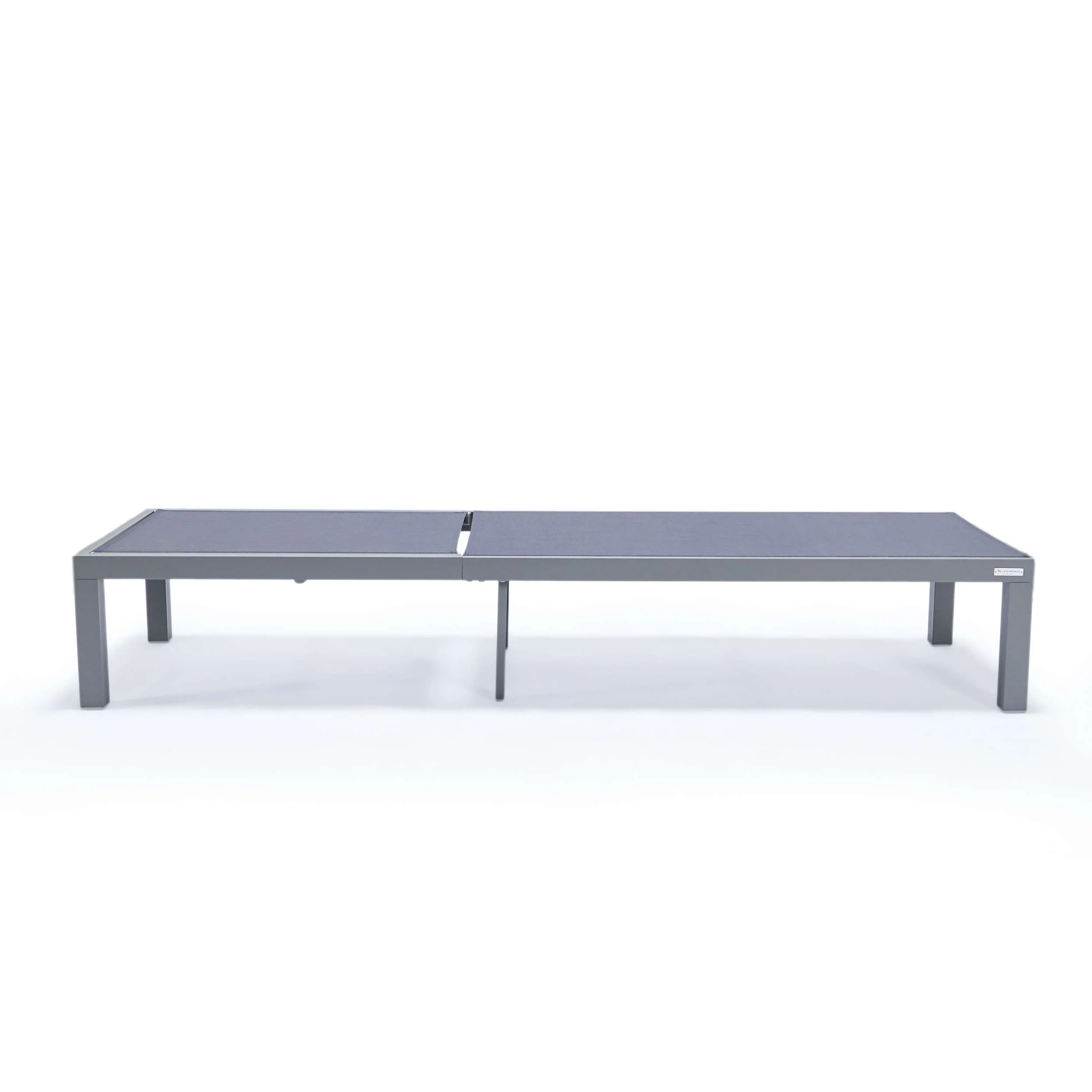 LeisureMod Marlin Modern Grey Aluminum Outdoor Patio Chaise Lounge Chair - MLGRCF21-77BL - Image 51