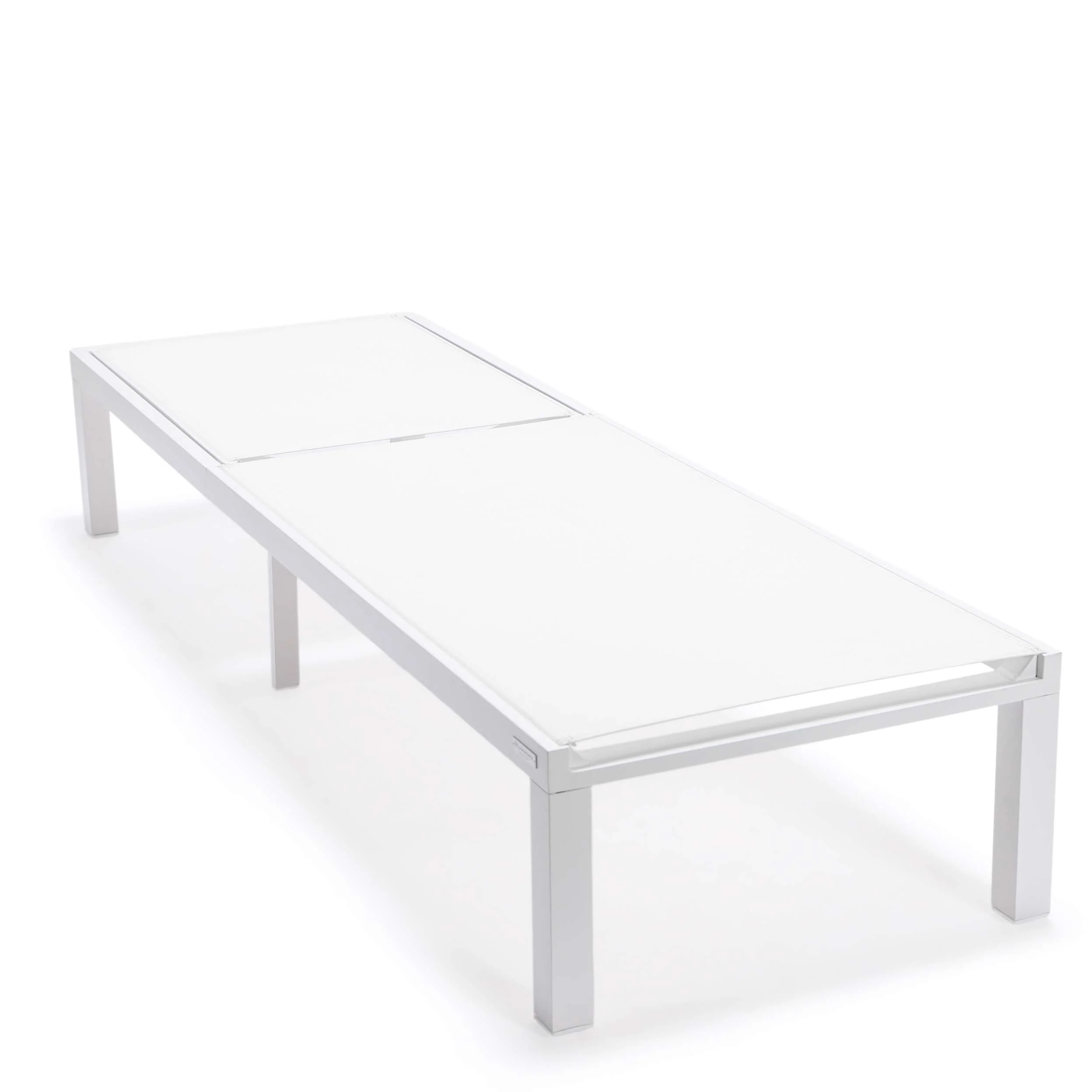 LeisureMod Marlin Modern White Aluminum Outdoor Patio Chaise Lounge Chair - MLWCF21-77BL - Image 134