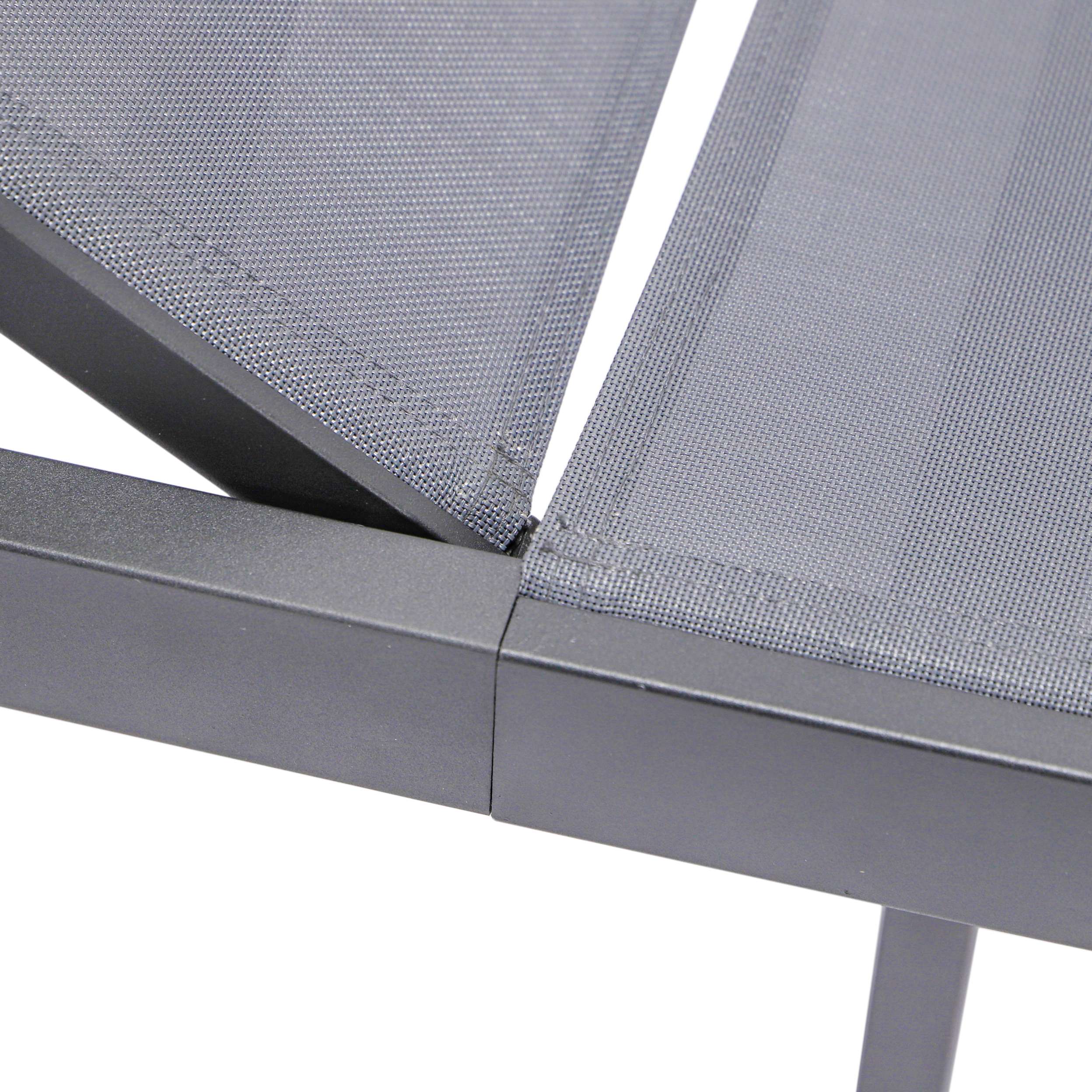 LeisureMod Marlin Patio Chaise Lounge Chair With Black Aluminum Frame, Set of 2 - Image 46