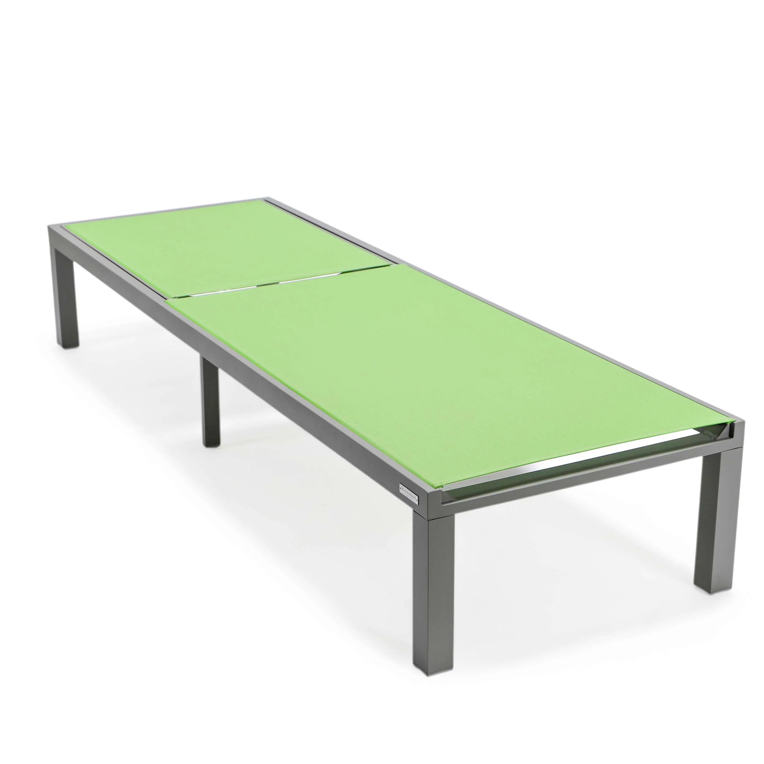 LeisureMod Marlin Patio Chaise Lounge Chair With Grey Aluminum Frame, Set of 2 - Image 81