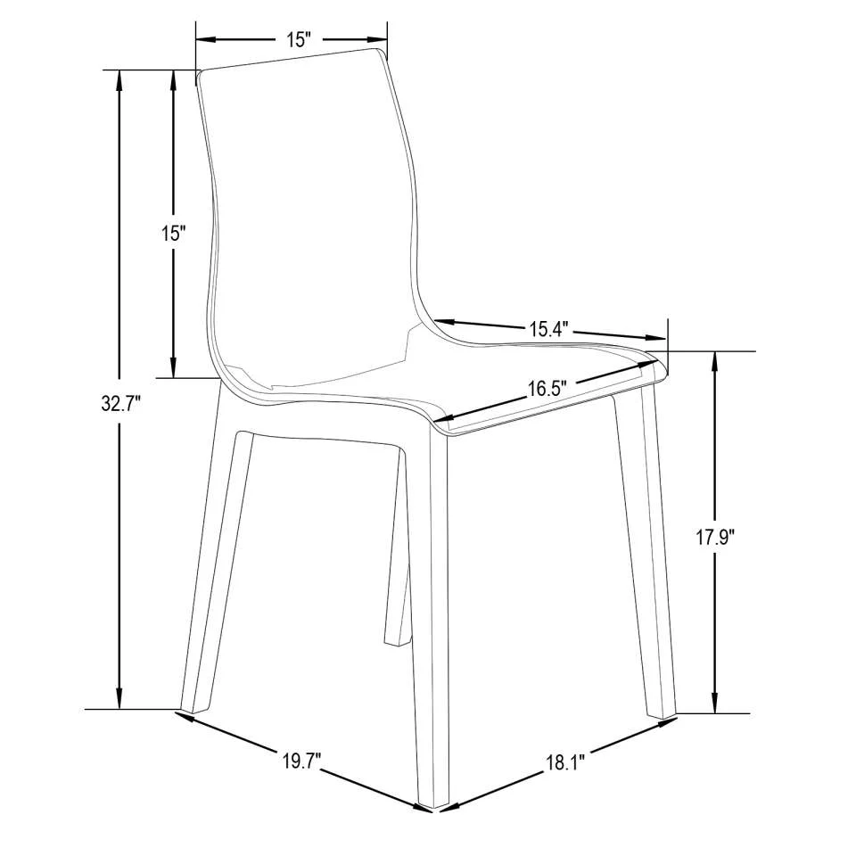 Leisuremod Marsden Modern Dining Side Chair With Beech Wood Legs - Image 21