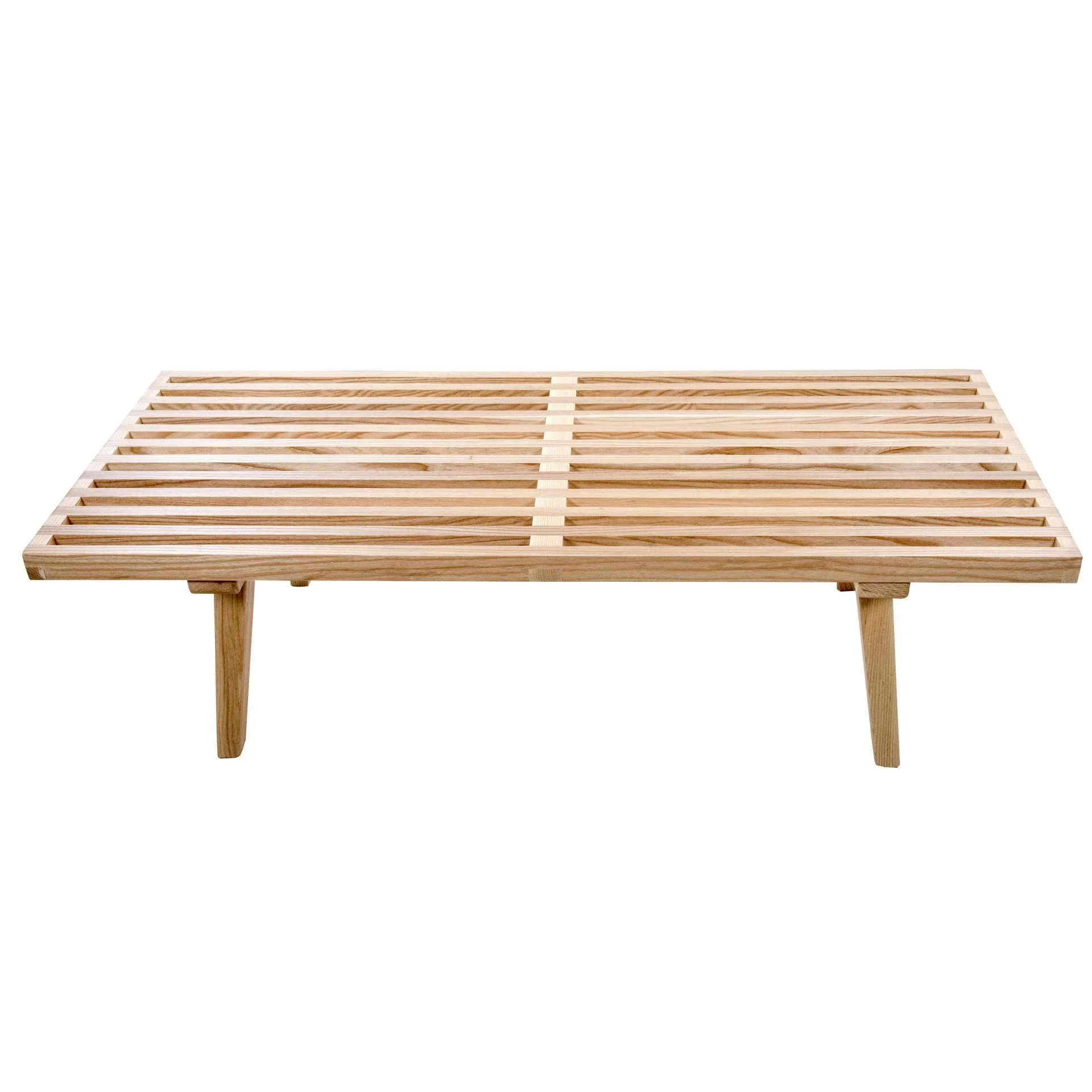 LeisureMod Mid-Century Inwood Platform Bench - 4 Feet - Image 12