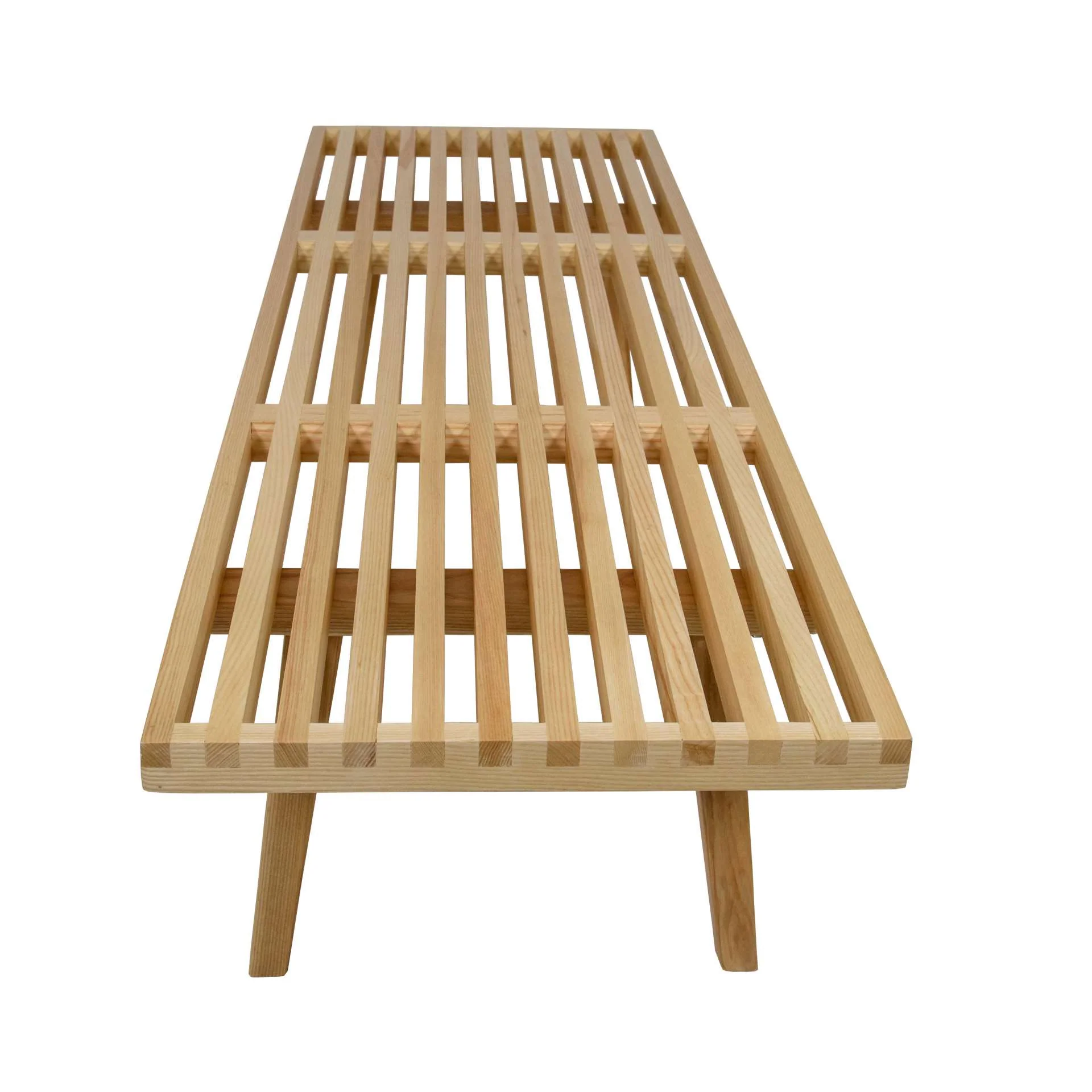 LeisureMod Mid-Century Inwood Platform Bench - 4 Feet - Image 16