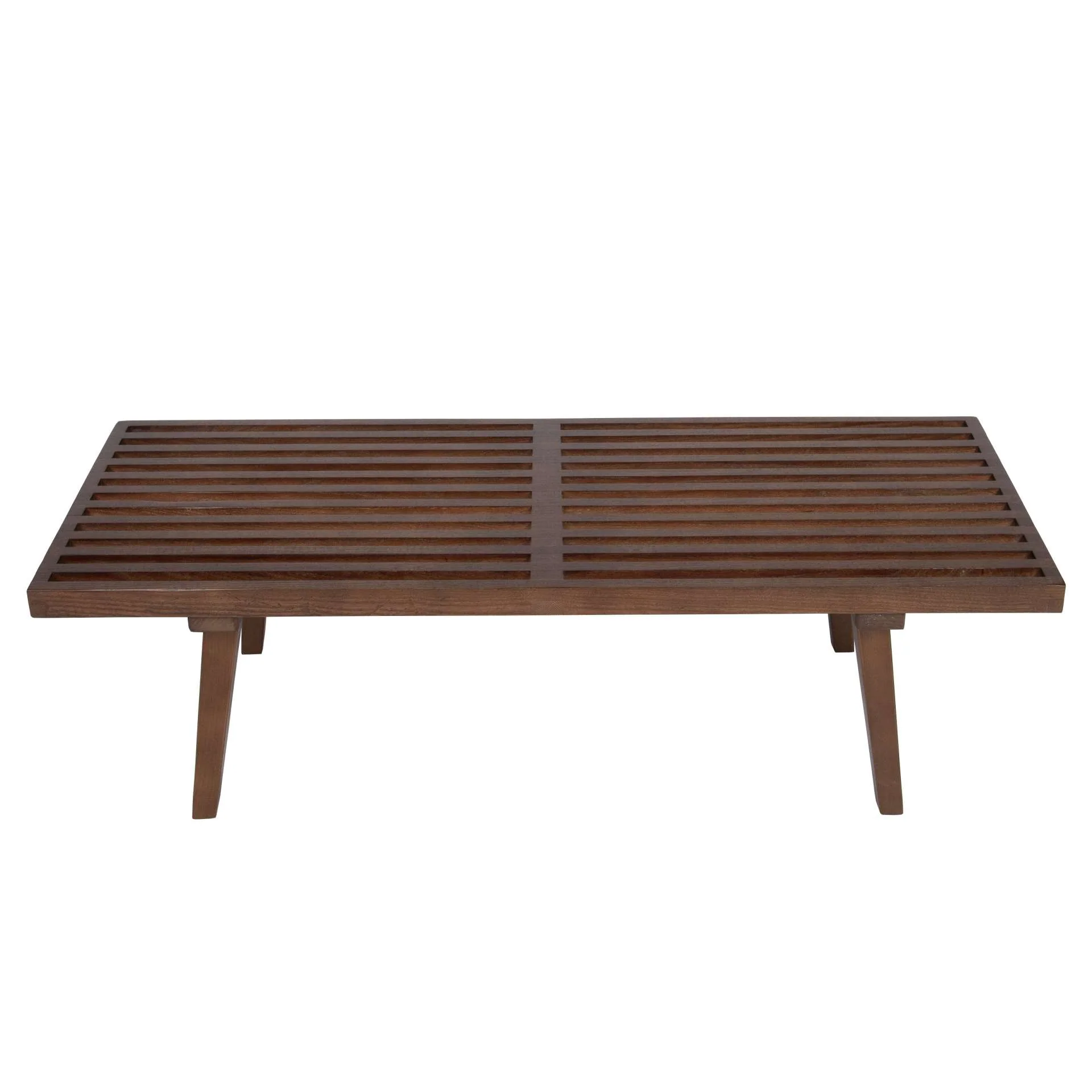 LeisureMod Mid-Century Inwood Platform Bench - 4 Feet - Image 19