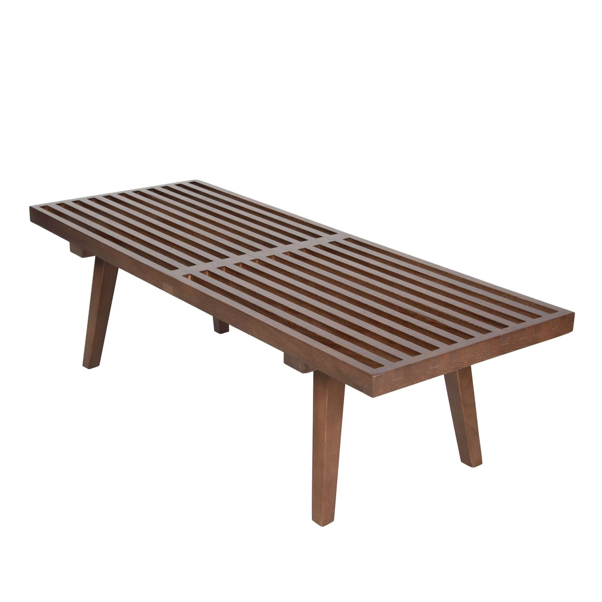LeisureMod Mid-Century Inwood Platform Bench - 4 Feet - Image 23