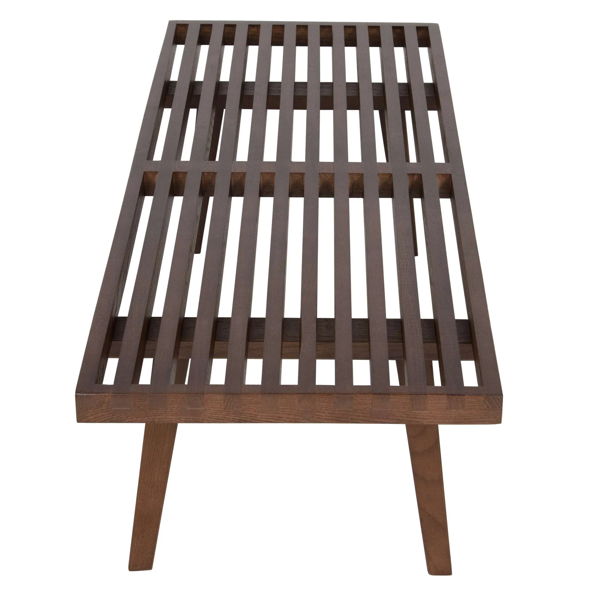LeisureMod Mid-Century Inwood Platform Bench - 4 Feet - Image 24