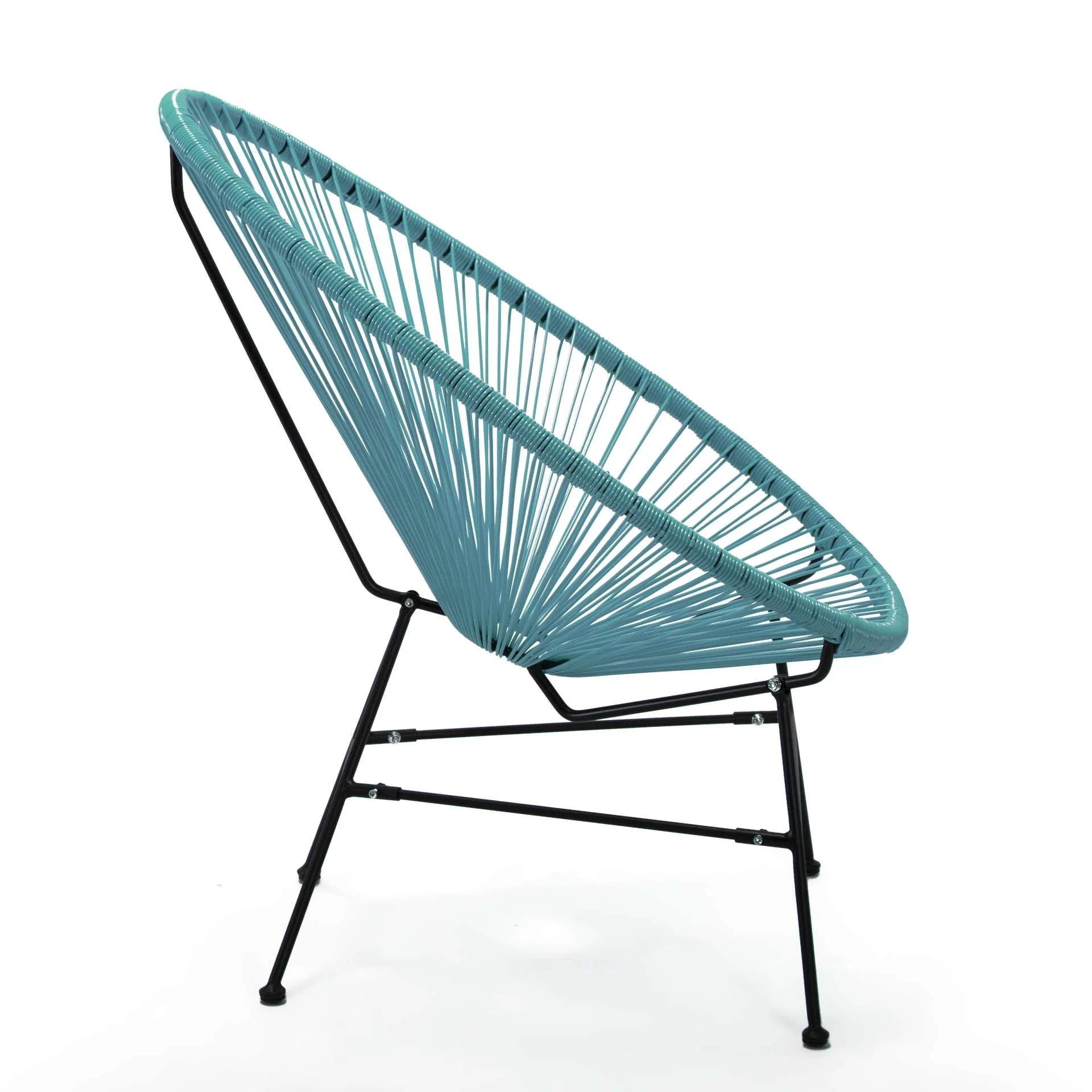 LeisureMod Montara 3 Piece Outdoor Lounge Patio Chair With Glass Top Table - Image 24