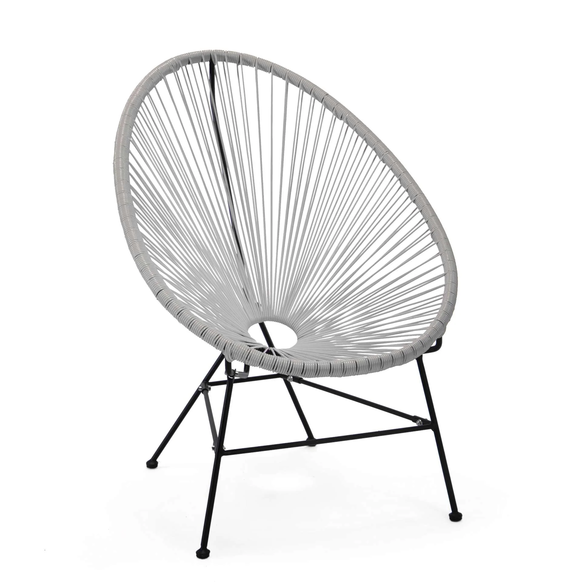 LeisureMod Montara 3 Piece Outdoor Lounge Patio Chair With Glass Top Table - Image 39